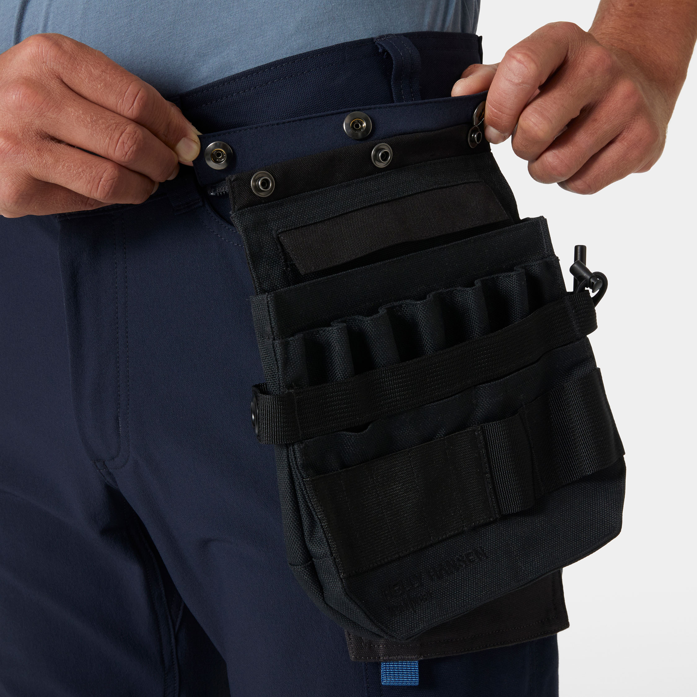 Helly Hansen Oxford 4X Connect&trade; work trousers full stretch, Navy/Ebony, large image number 4
