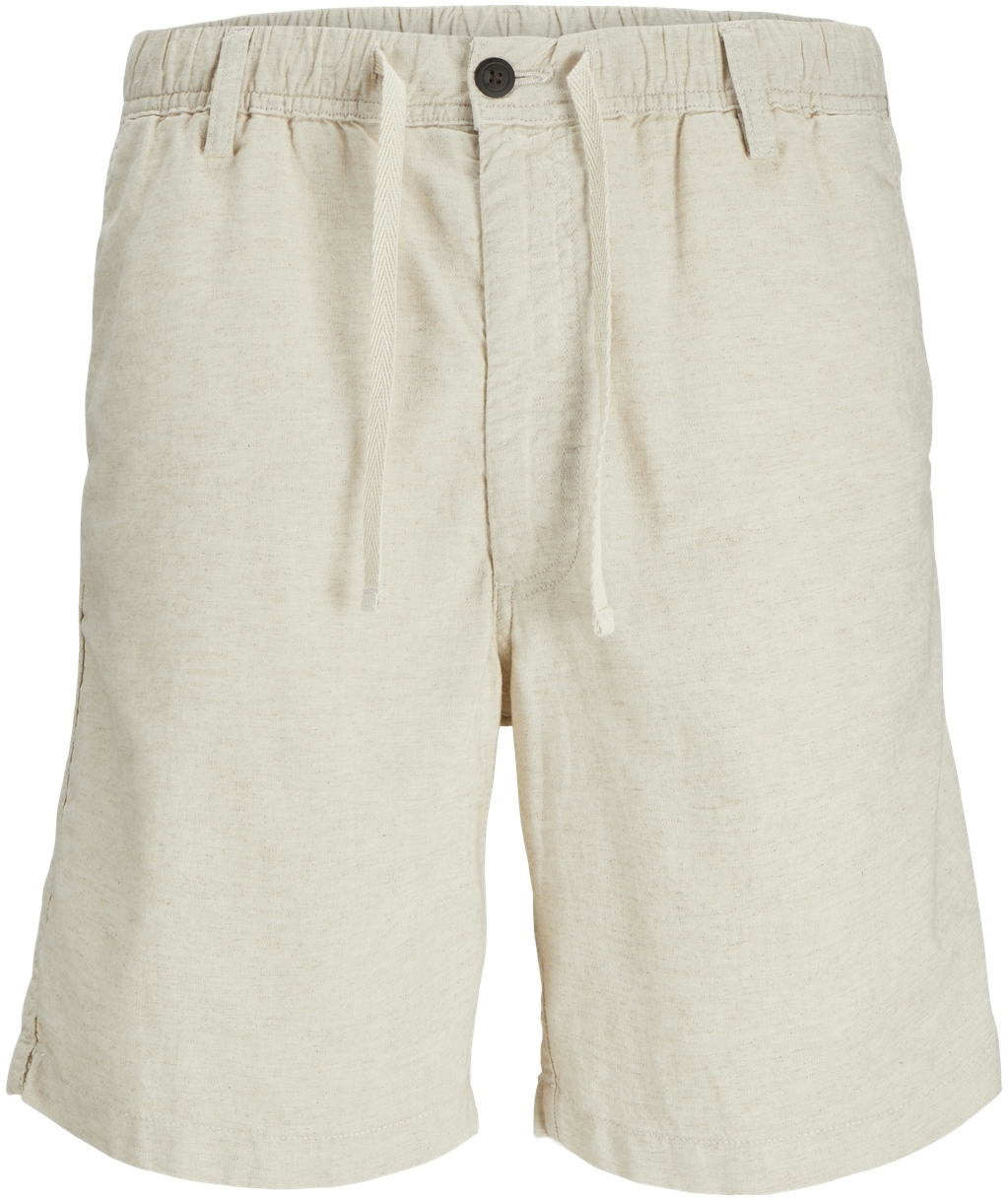 Jack & Jones JPSTJAIDEN HYBRID BONDI shorts with linen, Moonbeam, Moonbeam, swatch