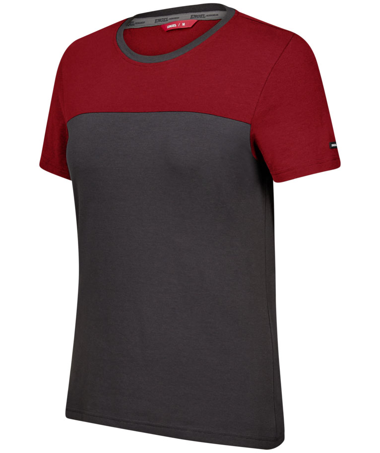 Engel Entire dame T-shirt, Anthracite Grey/Flame, large image number 2