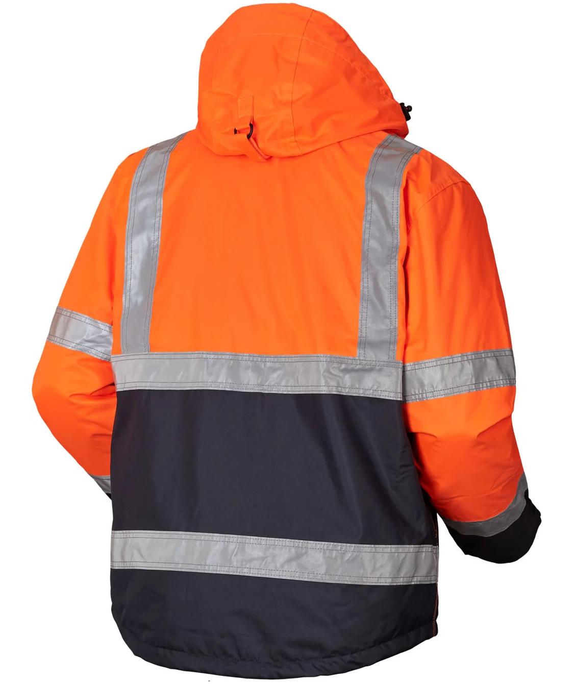 J.A.K. winter jacket 11131, Hi-Vis Orange/Navy, large image number 1