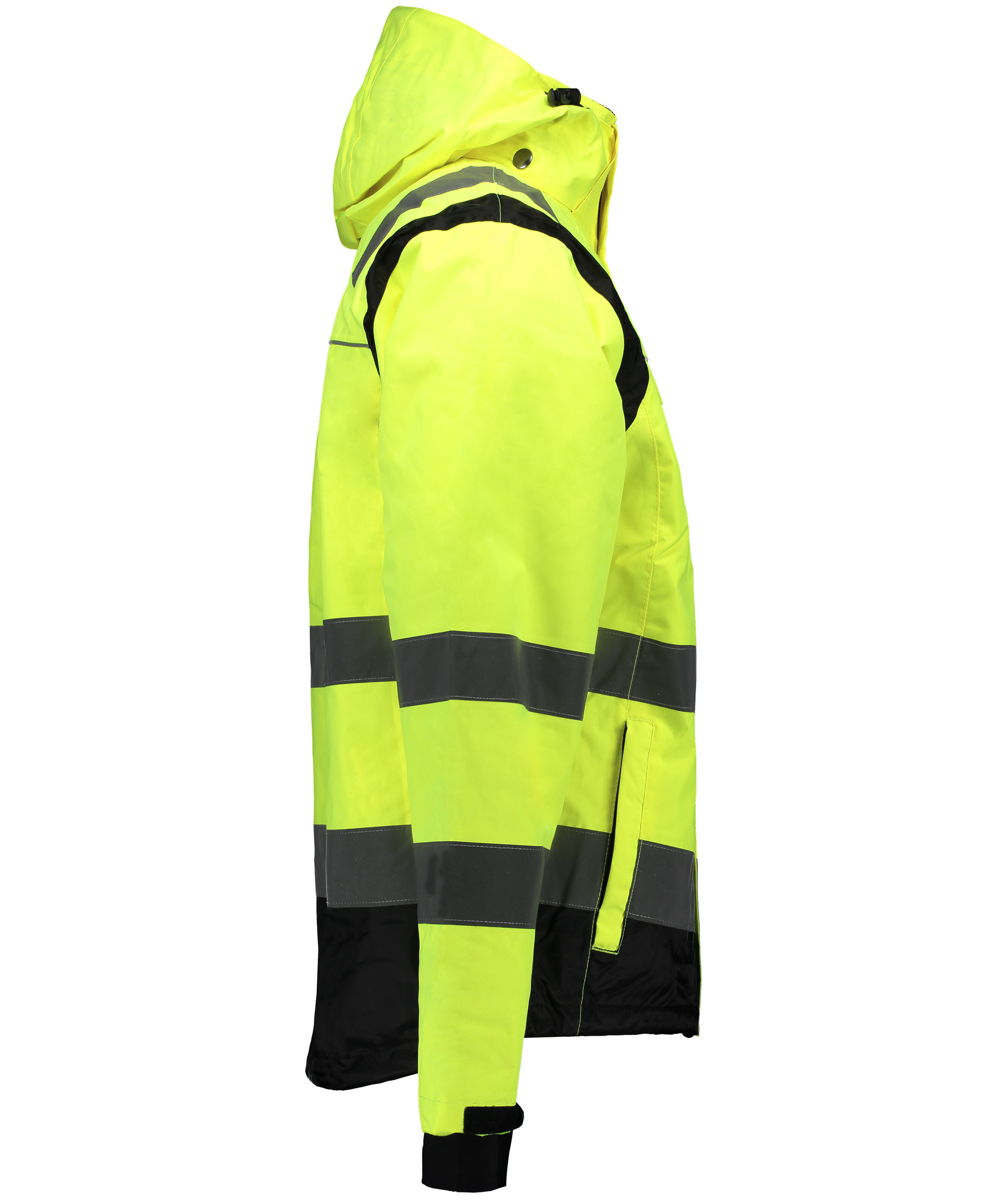 Vidar V4010 skaljakke, Hi-vis Gul/Sort, large image number 2