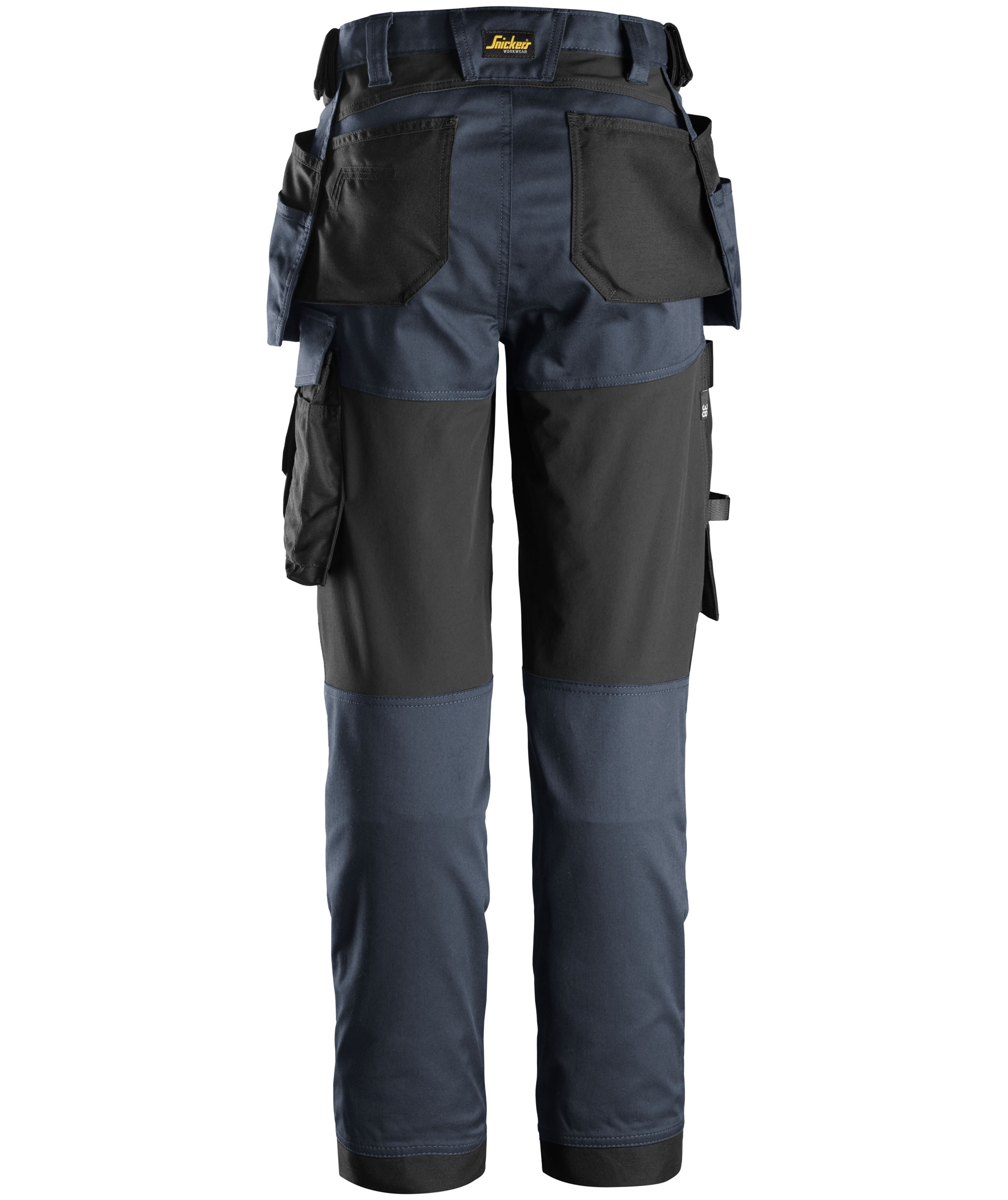Snickers AllroundWork dame h&aring;ndv&aelig;rkerbukser 6247, Navy/Sort