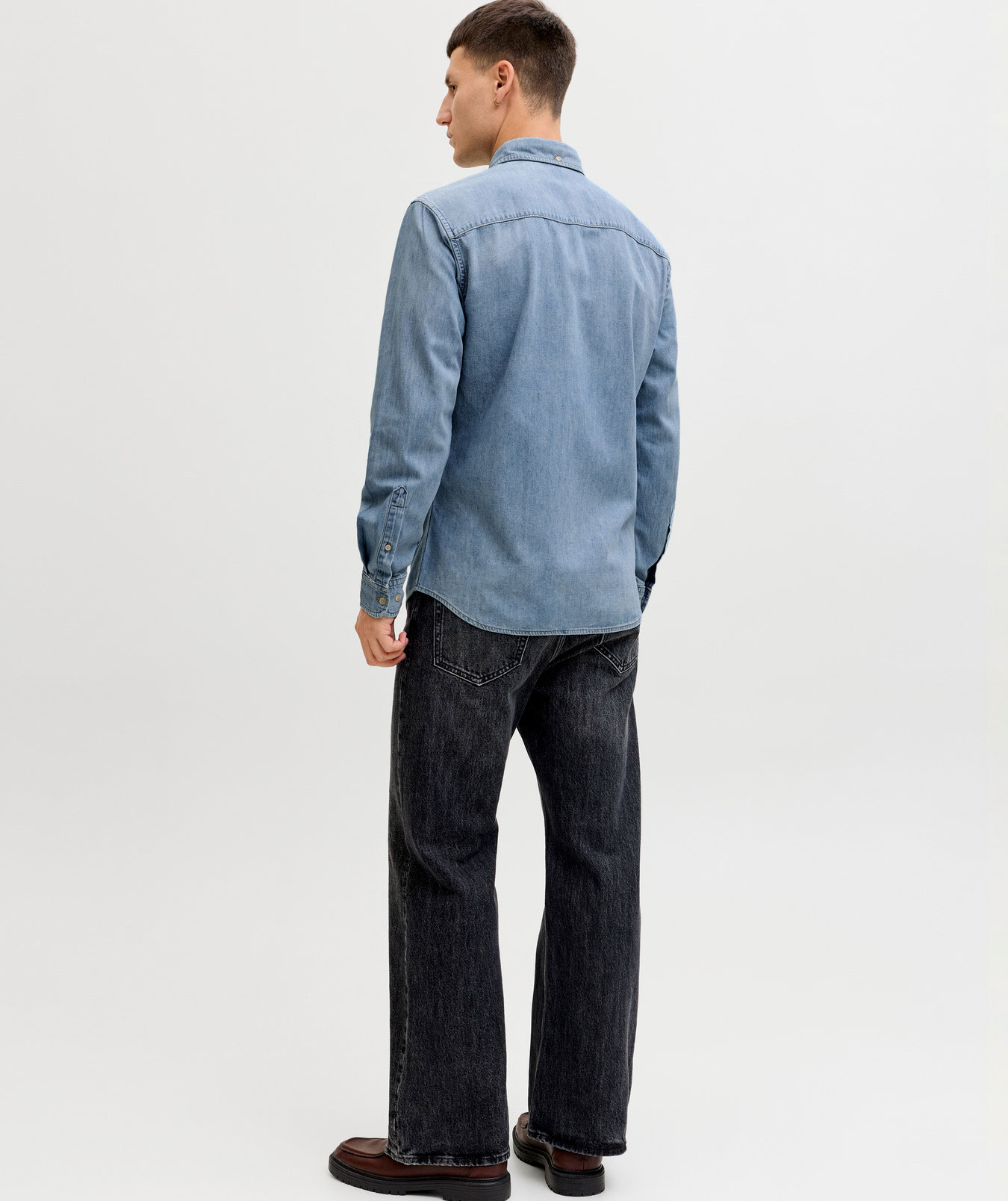 Jack & Jones JJEBROOK JJOXFORD AKM 990 skjorte, Light Blue Denim, large image number 2