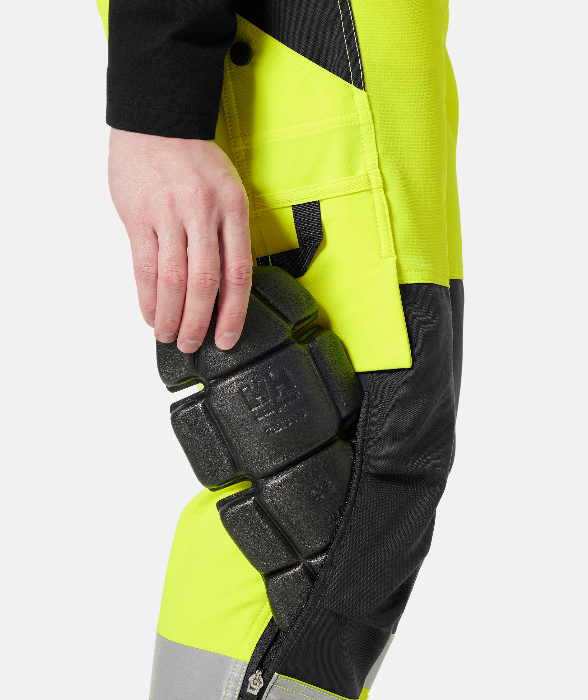 Helly Hansen Alna 4X arbetsbyxafull stretch, Varsel Gul/Ebony, large image number 6