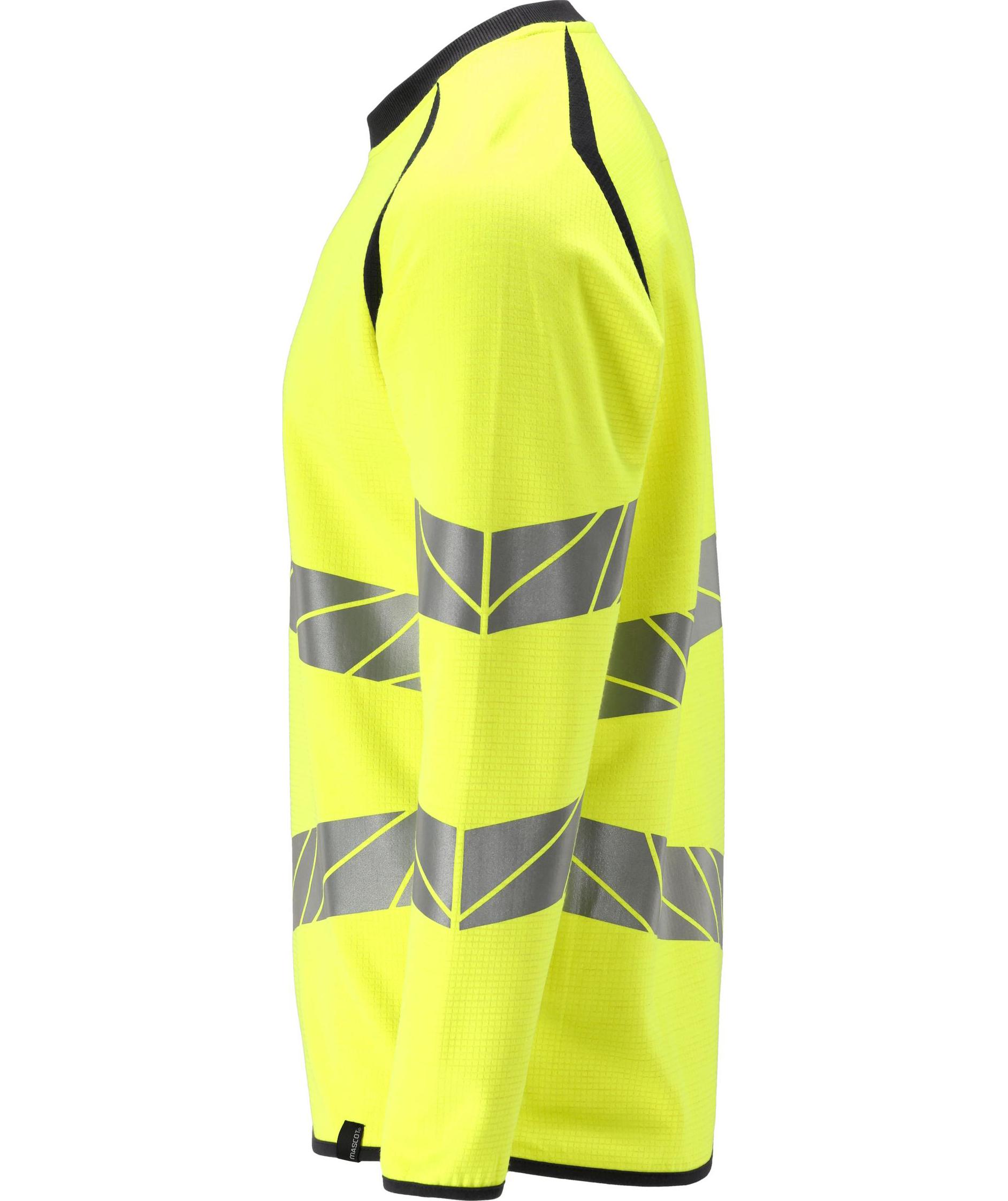 Mascot Accelerate Multisafe collegegenser, Hi-Vis Gul/M&oslash;rk Marine, large image number 3