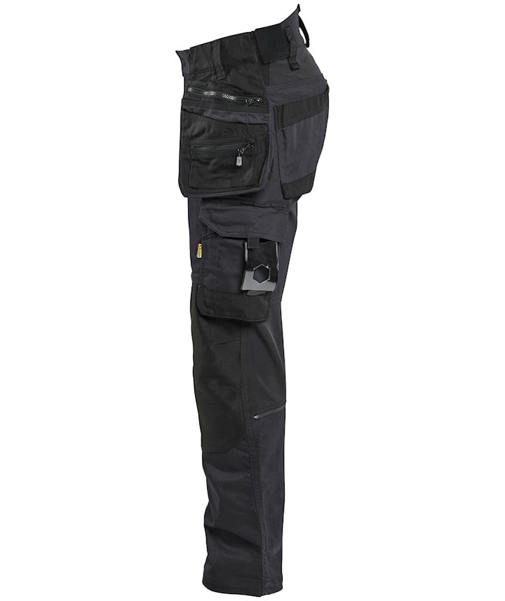 Bl&aring;kl&auml;der Striker h&aring;ndverksbukse, Svart, large image number 3