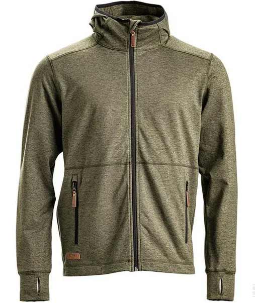 Kramp Active fleecegenser, Olivengr&oslash;nn