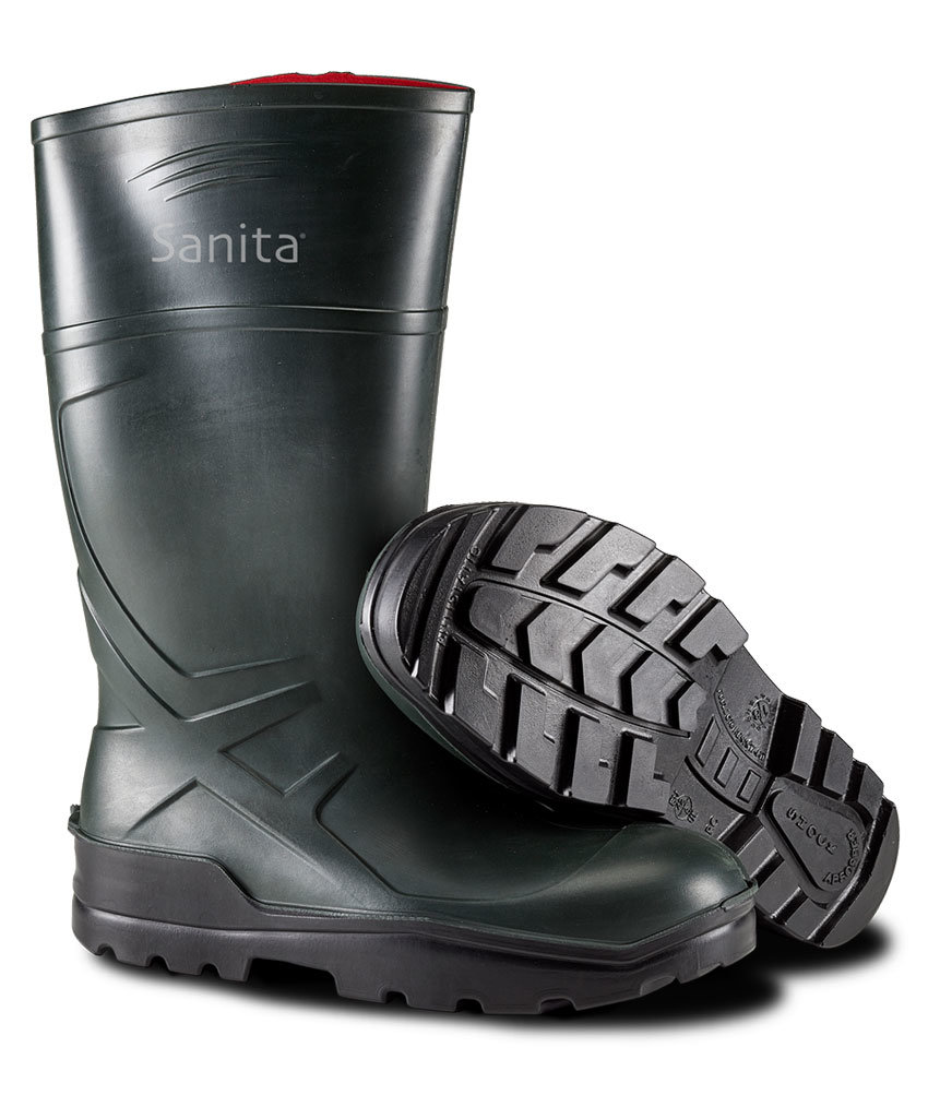 Sanita Omega gummist&oslash;vler O4, Gr&oslash;n