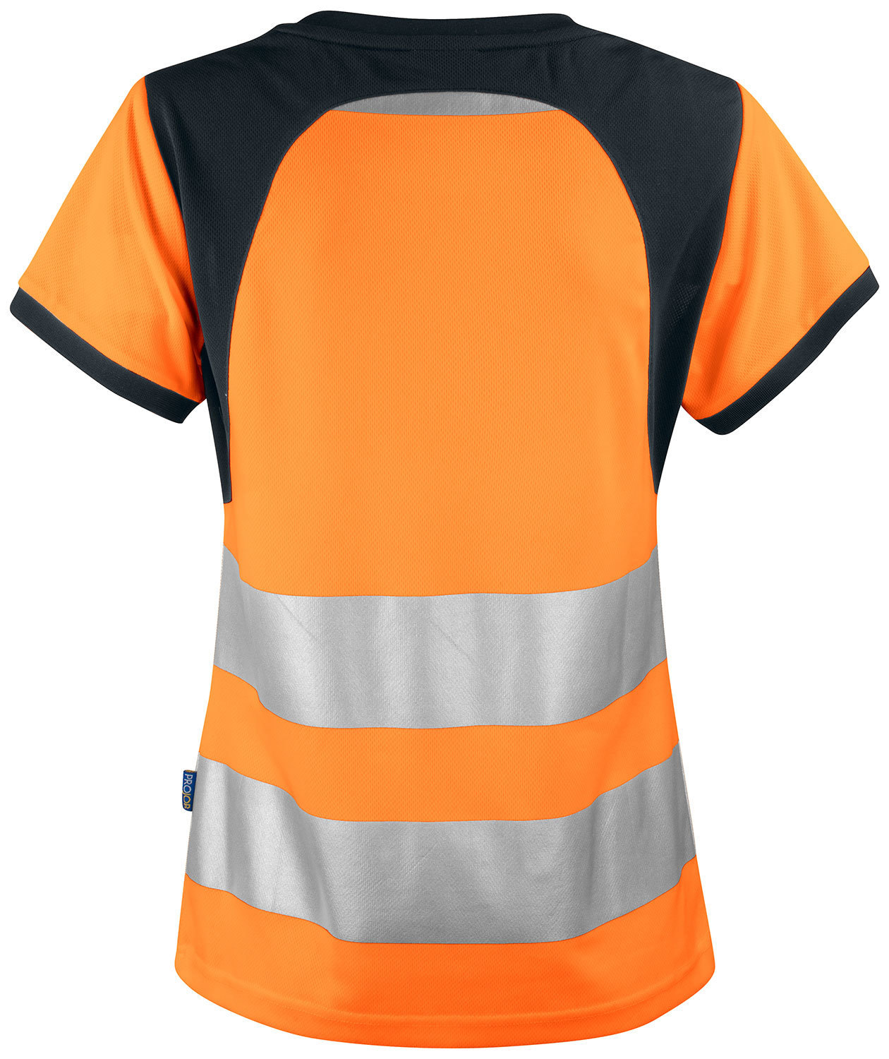 ProJob T-shirt dam 6012, Varsel Orange/Svart
