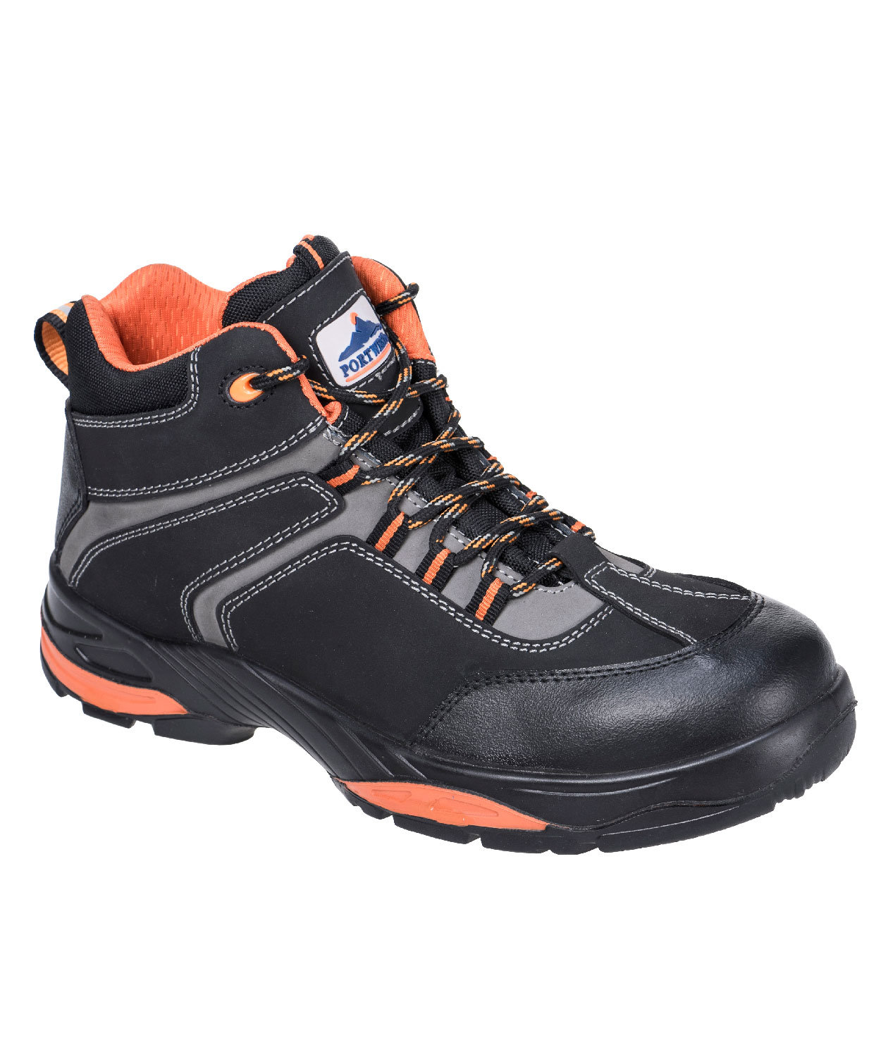 Portwest FC60 Compositelite Operis safety boots S3, Black/Orange