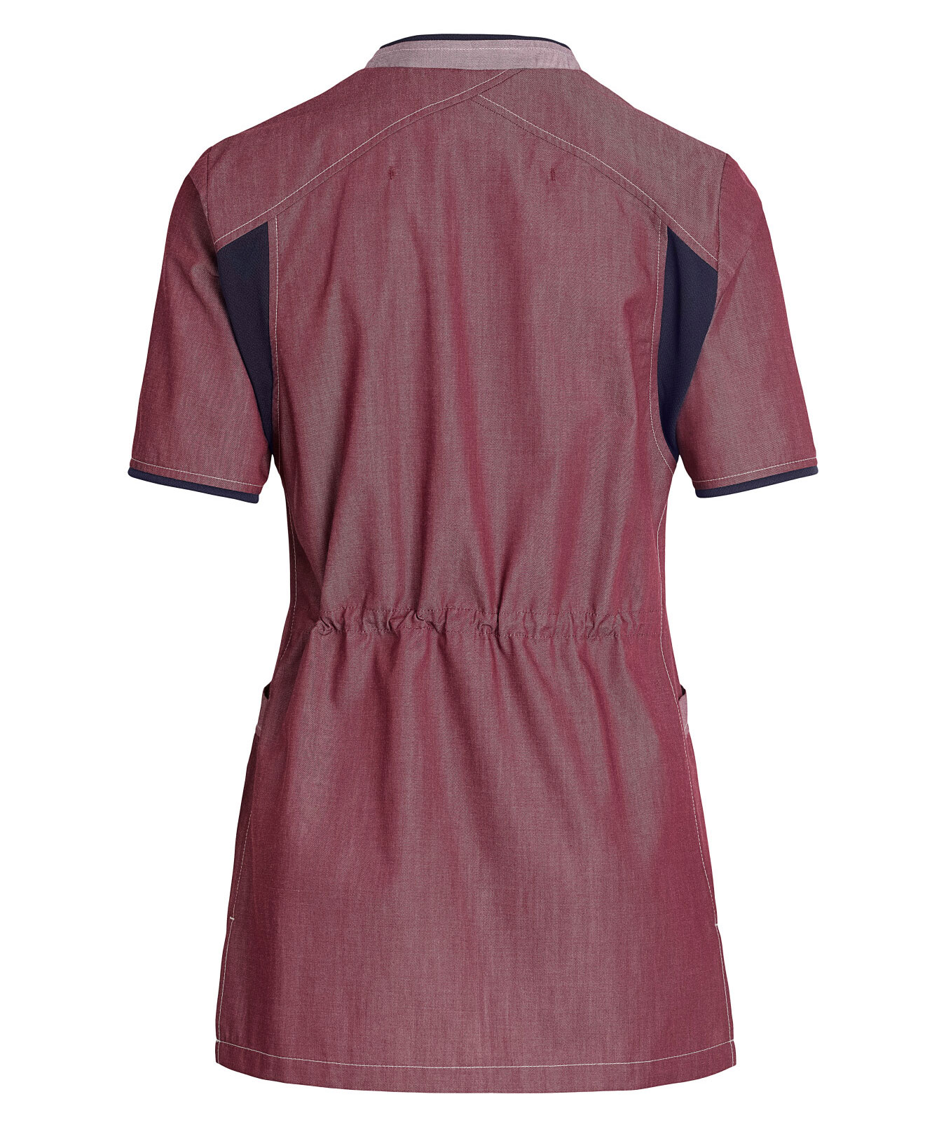 Kentaur kort&auml;rmad funktionsskjorta dam, Wine/Ocean, large image number 2
