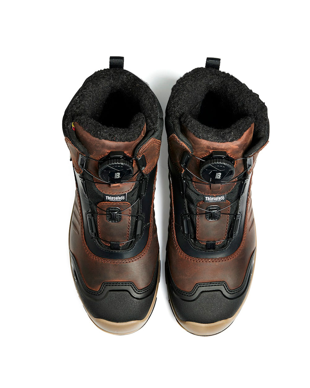 Bl&aring;kl&auml;der Storm vernest&oslash;vletter S3, Brun/Svart