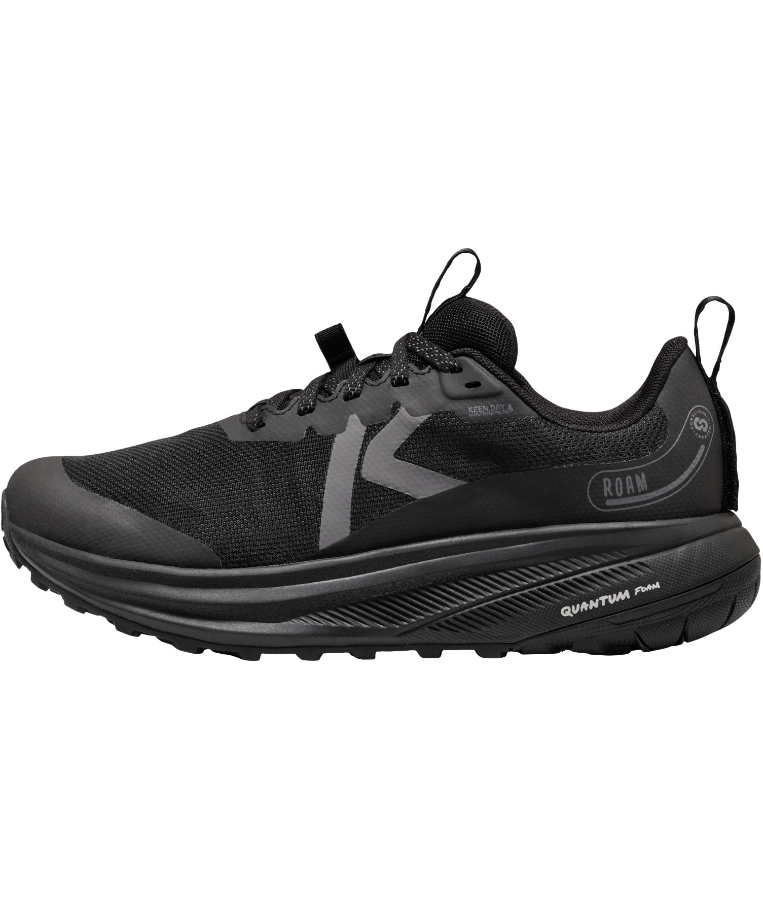 Keen Roam WP dame l&oslash;pesko, Black/Black, large image number 3