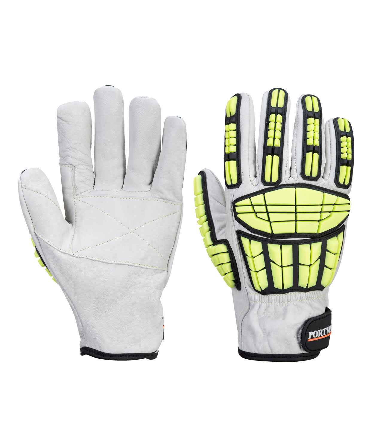 Portwest A745 impact-reducing cut resistant gloves Cut F, Grey, large image number 2