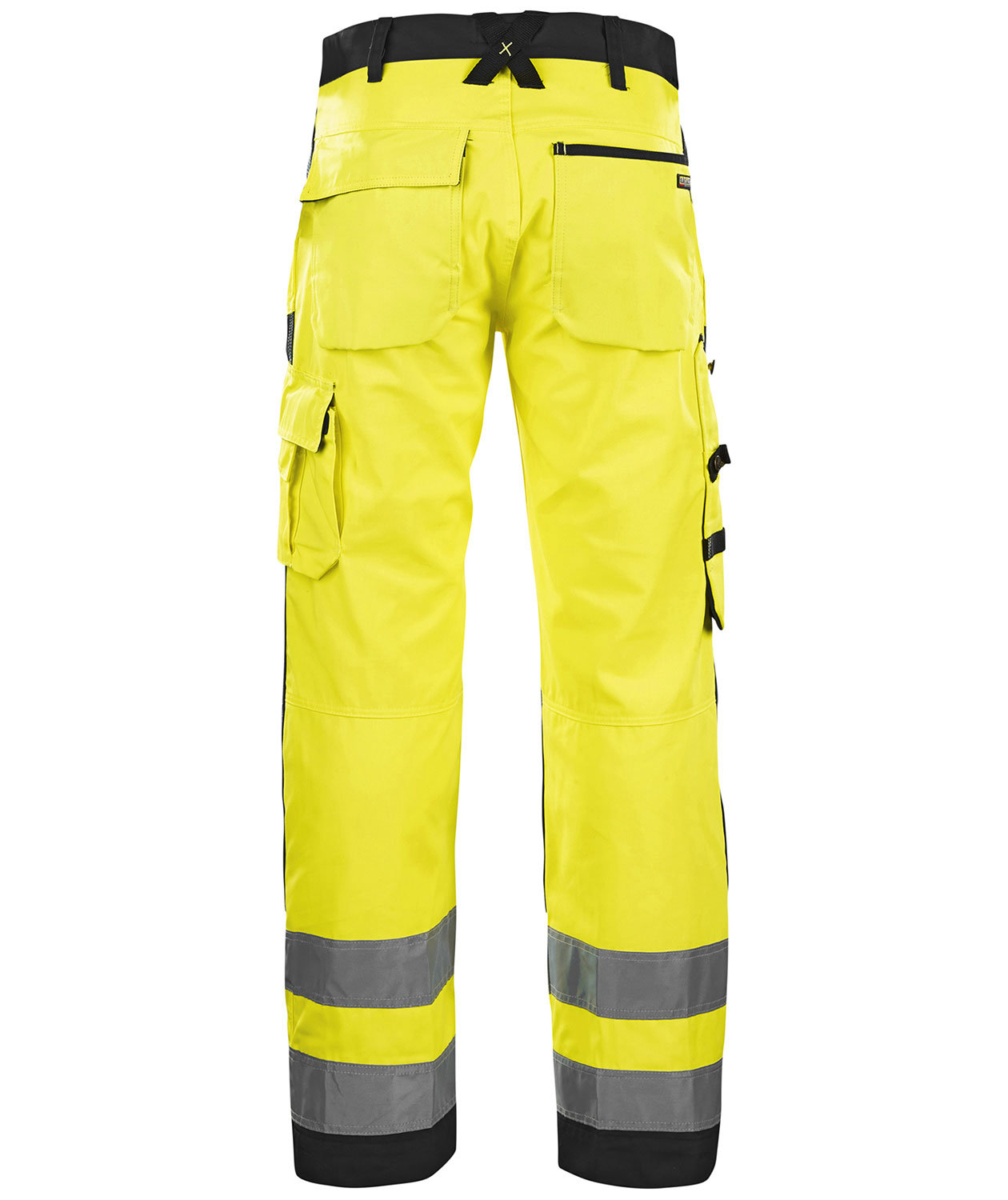 Bl&aring;kl&auml;der arbejdsbukser, Hi-vis&nbsp;Gul/Sort, large image number 1