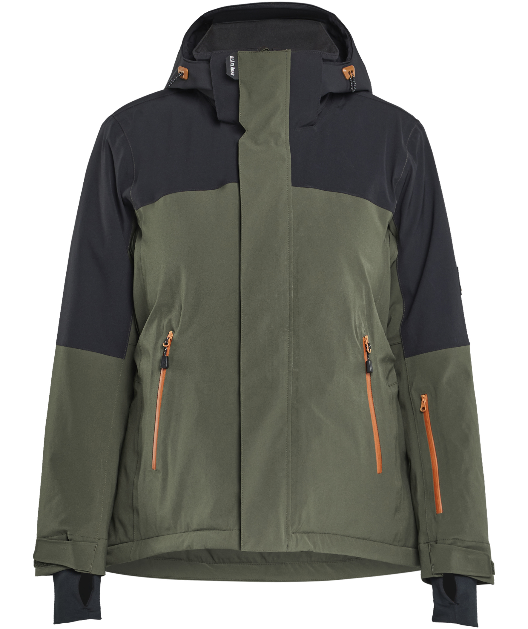 Bl&aring;kl&auml;der Striker vinterjacka dam full stretch, Skogsgr&ouml;n/Rost