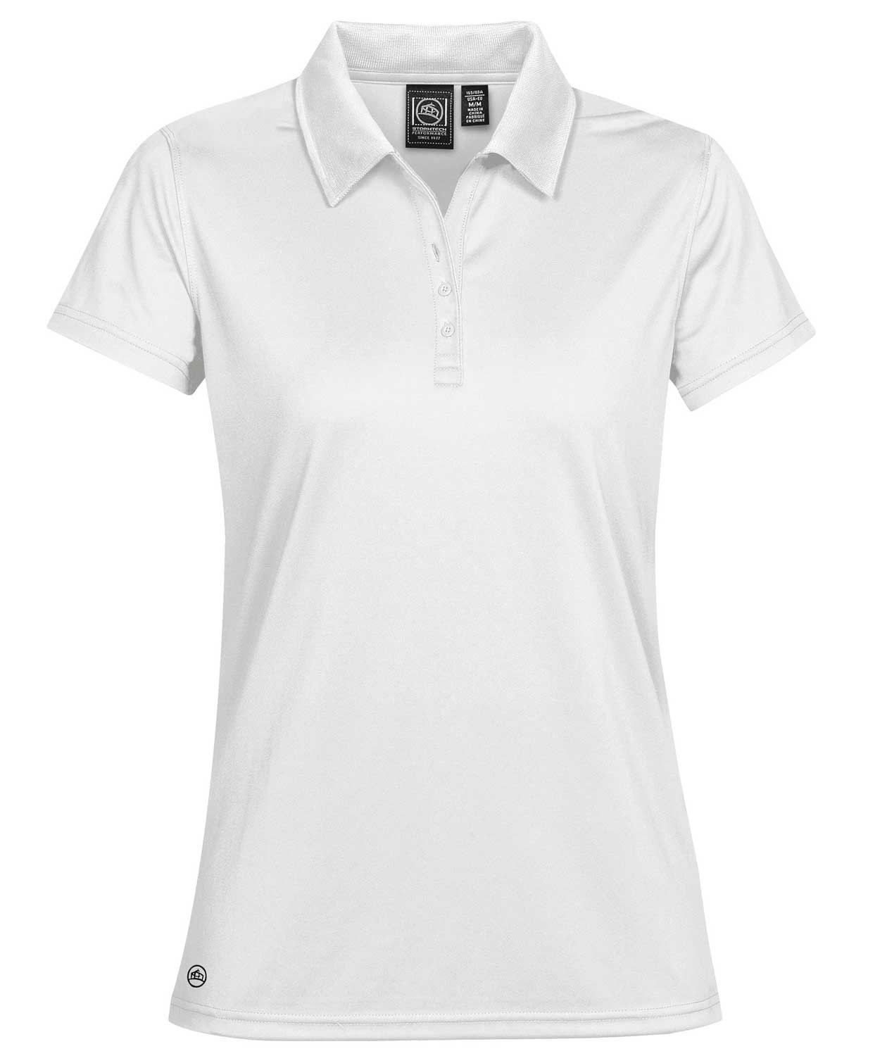 Stormtech Eclipse pique dame polo T-shirt, Hvid