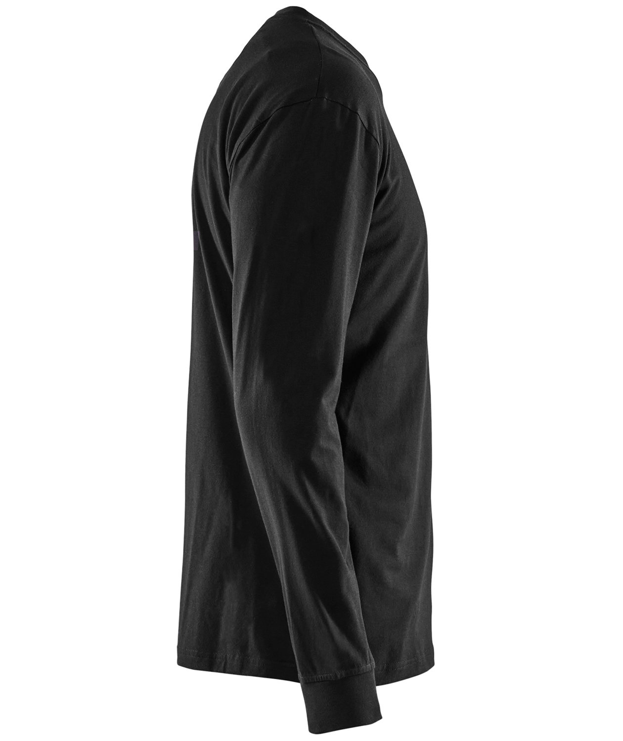 Bl&aring;kl&auml;der Anti-Flame langermet T-skjorte, Svart, large image number 3