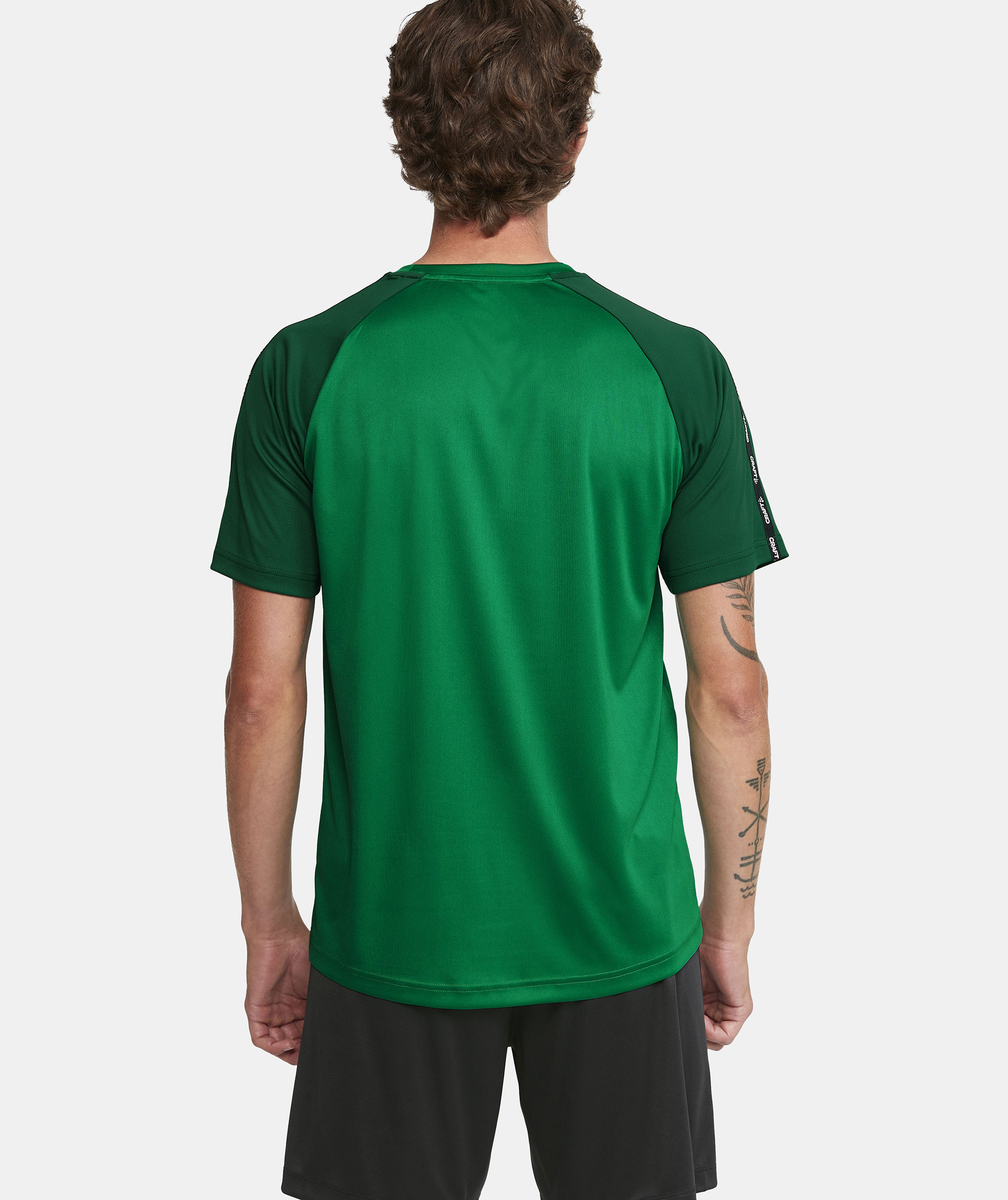 Craft Squad 2.0 Contrast Jersey T-shirt, Team Green-Ivy, large image number 6