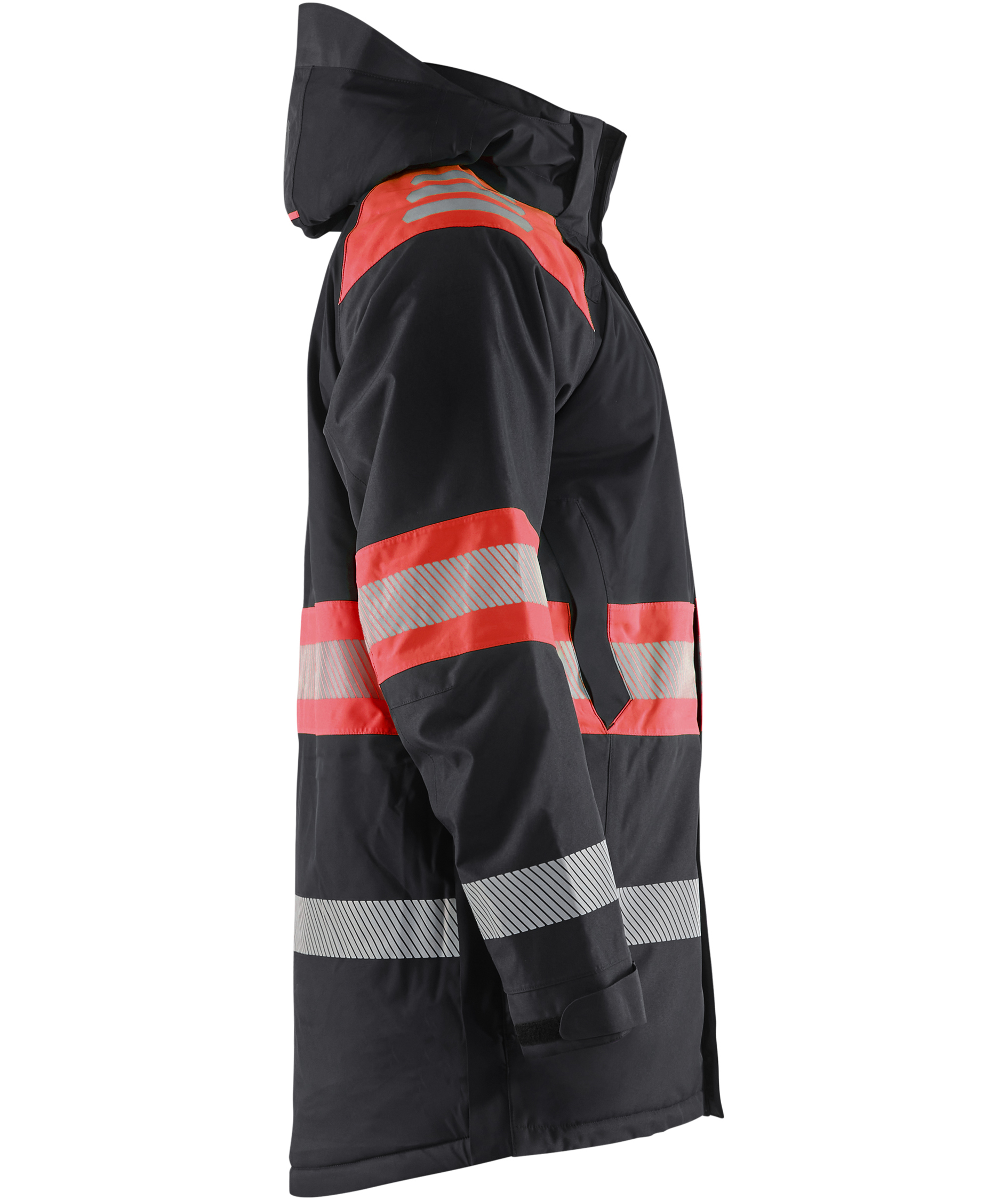 Bl&aring;kl&auml;der winter parka, Black/Hi-Vis Red, large image number 3