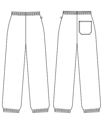 Kentaur  joggingbukser, Sailorbl&aring;, large image number 5