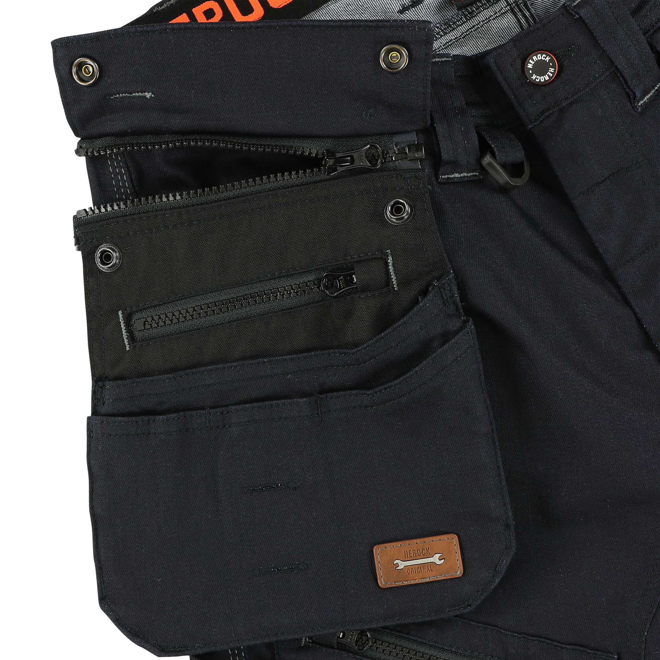 HEROCK Linx denim craftsman trousers, Dark Blue Jeans, large image number 14