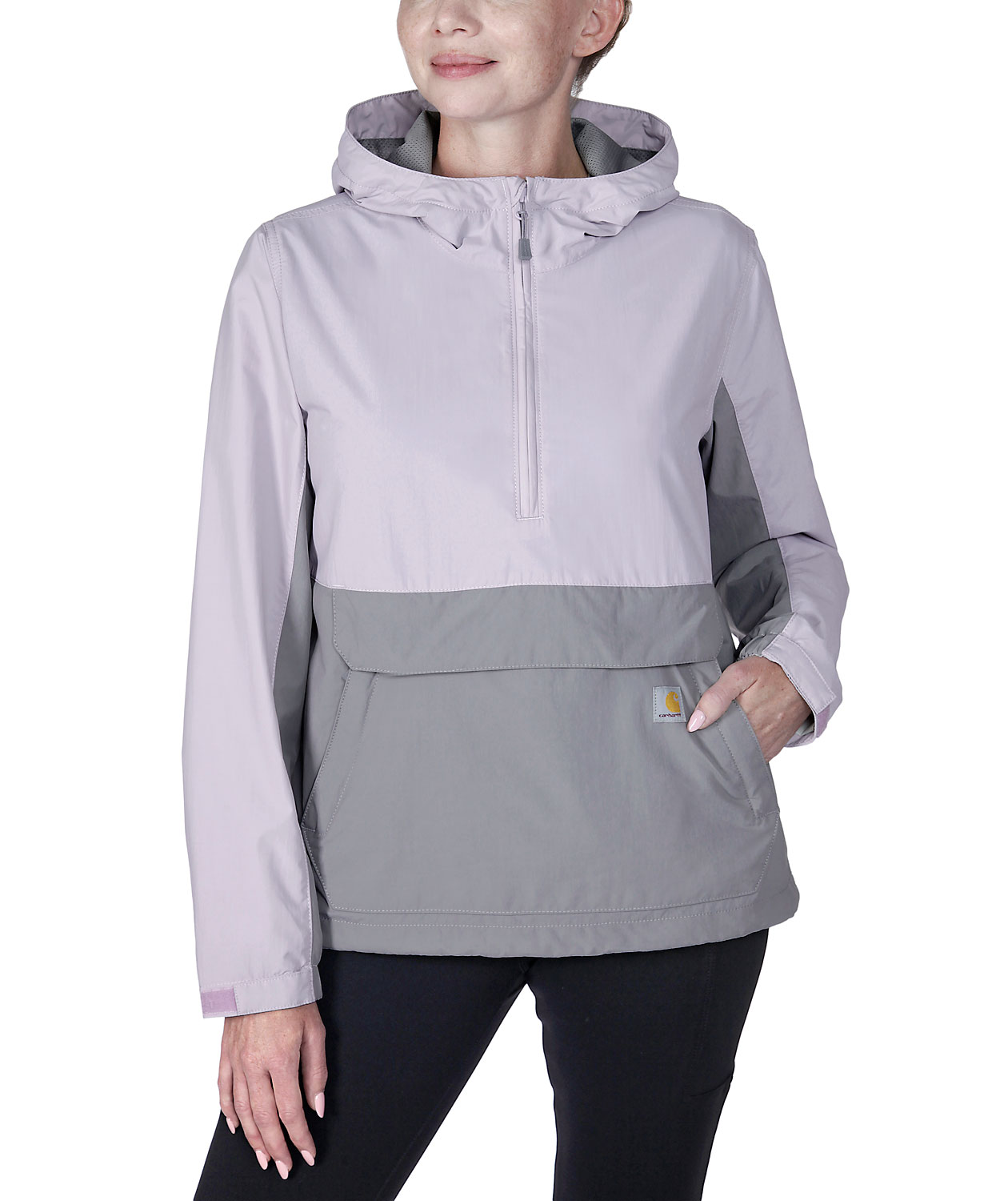 Carhartt Lightweight dame anorak, Lilac Haze/Asphalt