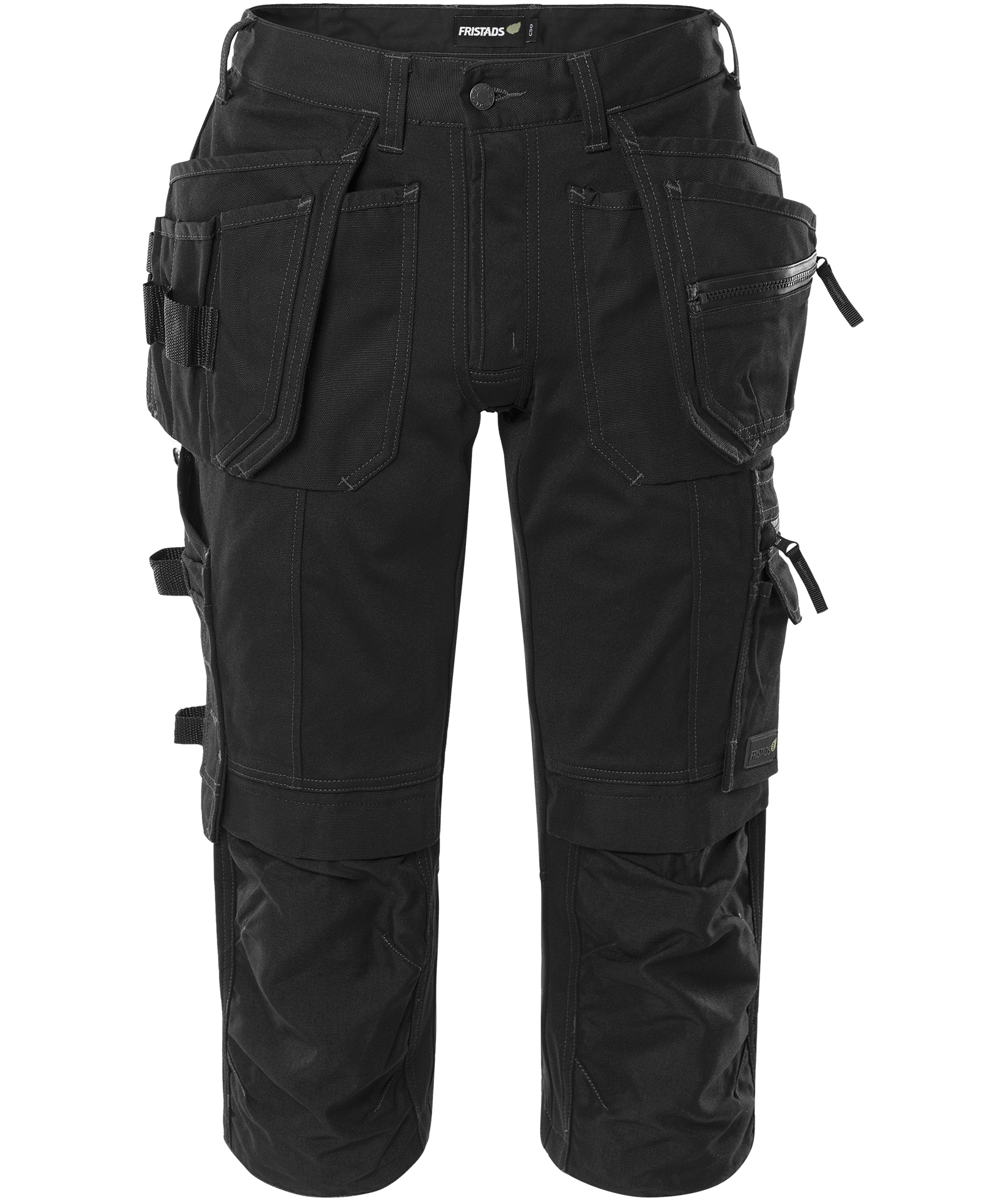 Fristads Green 3/4-Handwerkerhose 2531 GCYD, Schwarz