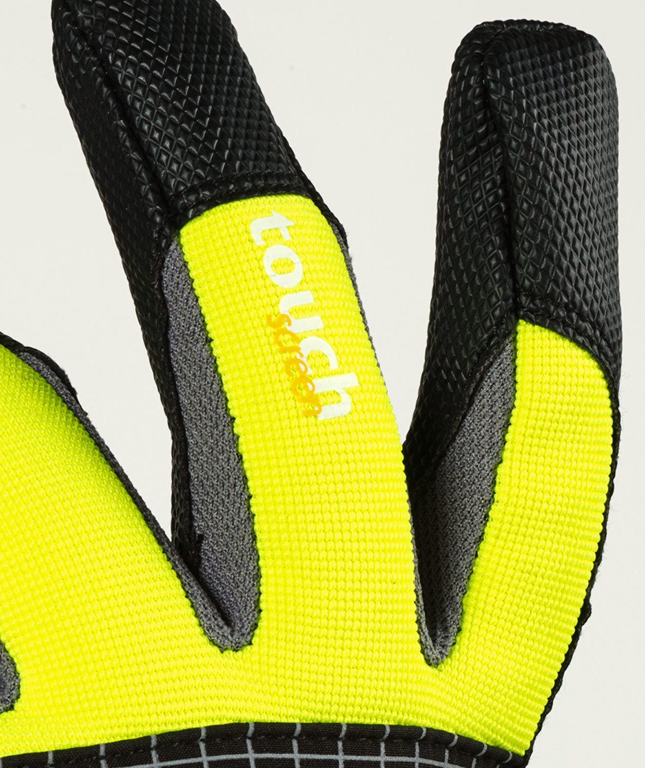 Tegera 9128 vinter syntetl&auml;derhandskar, Svart/Gul, large image number 2