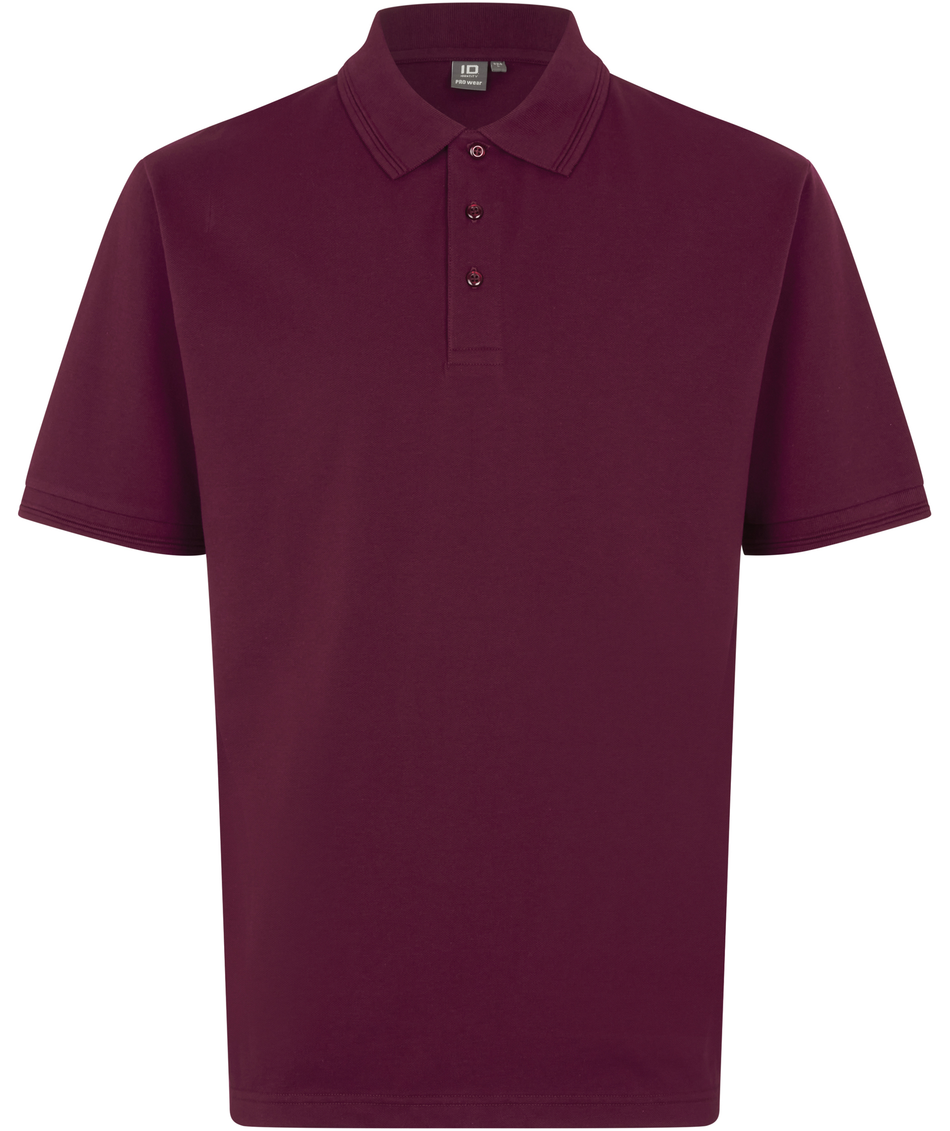 ID PRO Wear Polo T-skjorte, Bordeaux, Bordeaux, swatch