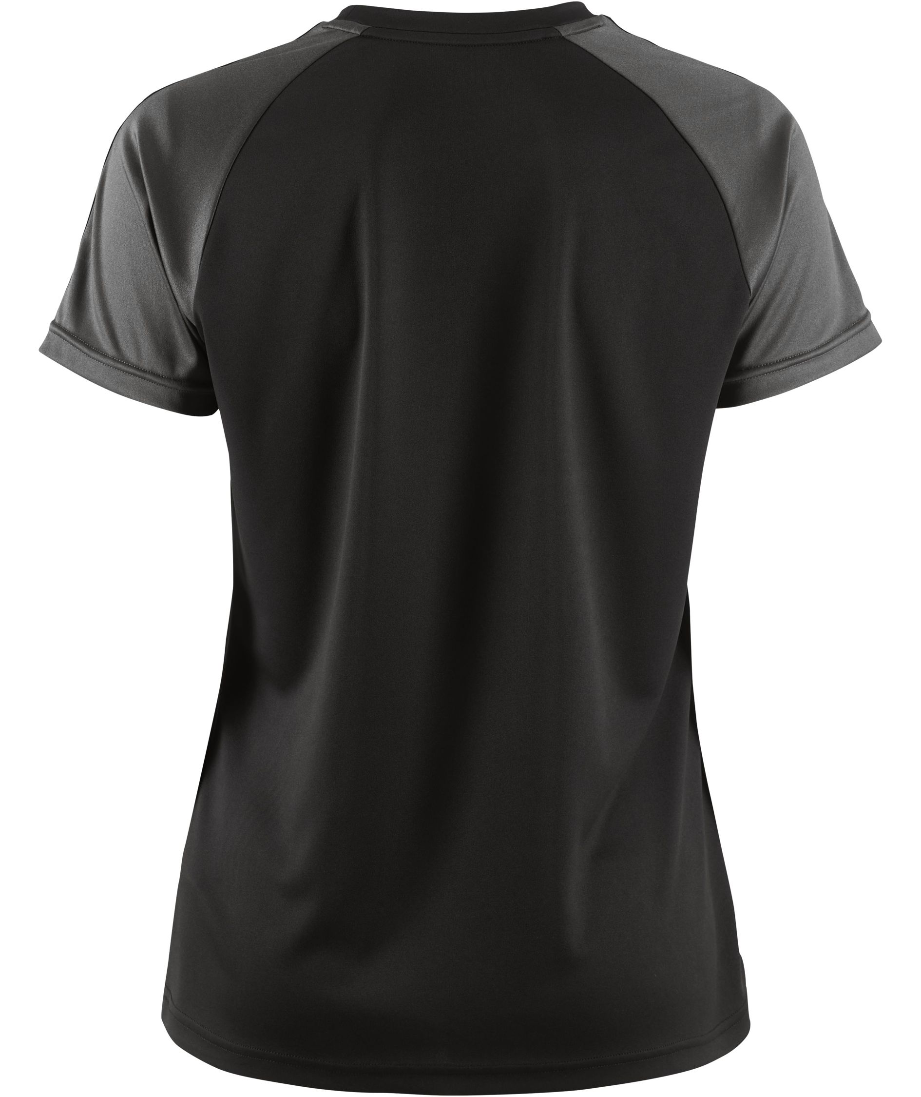 Craft Squad 2.0 Contrast Damen T-Shirt, Black/Granite, large image number 2