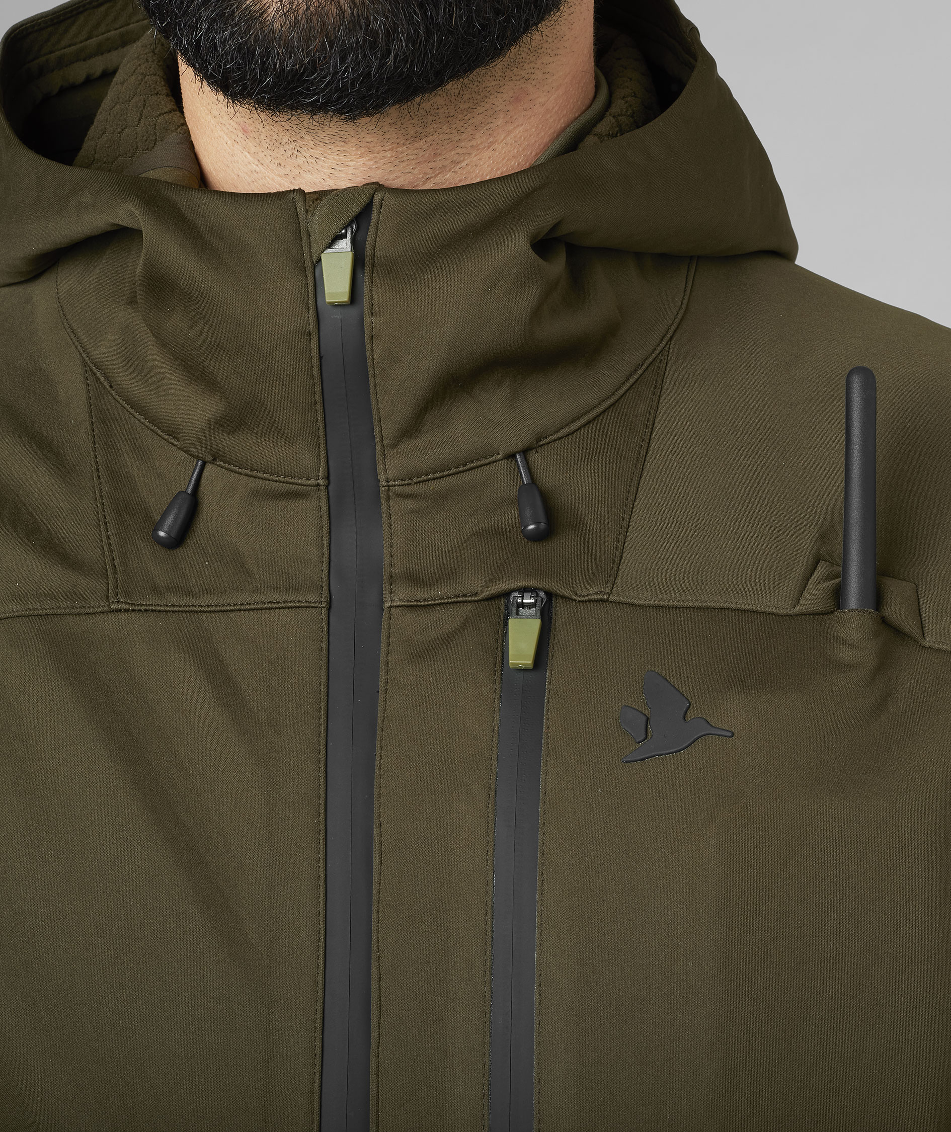 Seeland Hawker Shell II softshelljakke, Pine green, large image number 3