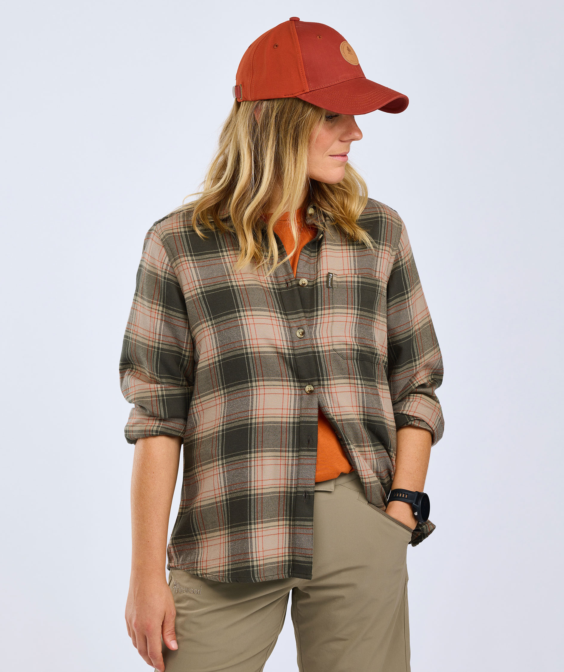 Pinewood Finnveden Forest flannel dameskjorte, 8669, large image number 6