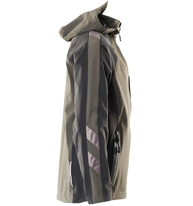 Mascot Unique skalljakke full stretch, M&oslash;rk Antrasitt/Svart, large image number 3