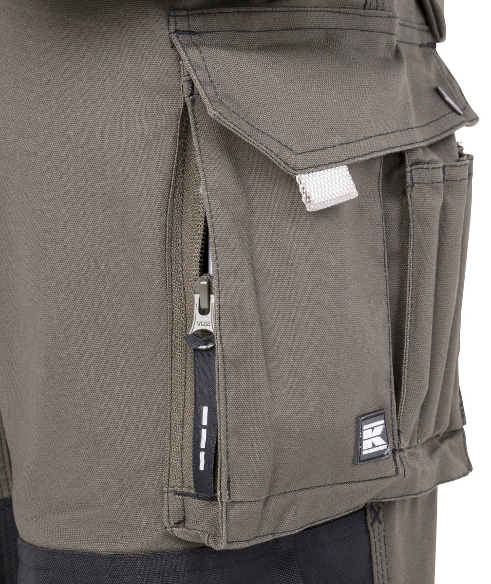 Kramp Technical h&aring;ndv&aelig;rkeroveralls, Olivengr&oslash;n, large image number 6