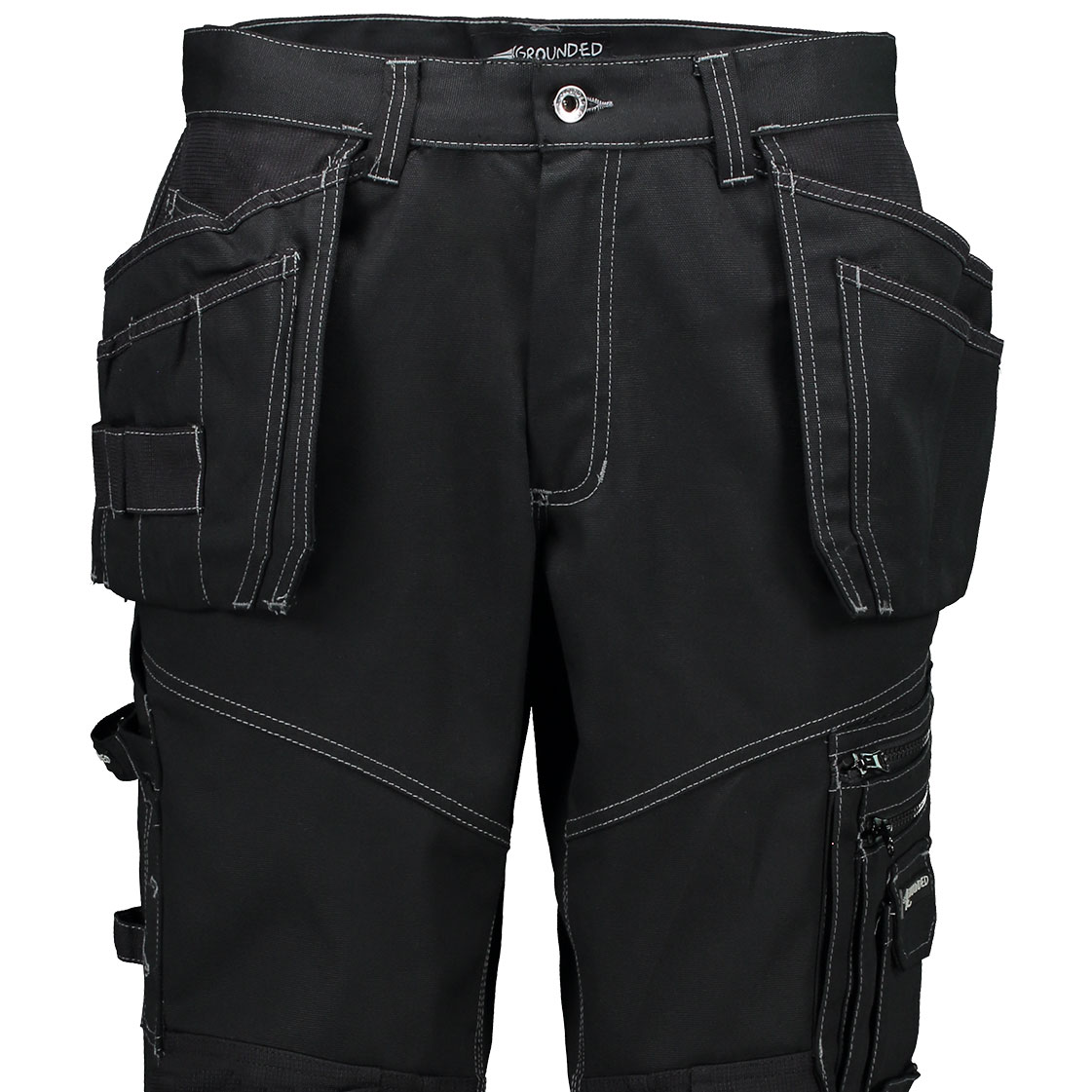 Grounded 2002 hantverksbyxa, Black, large image number 4