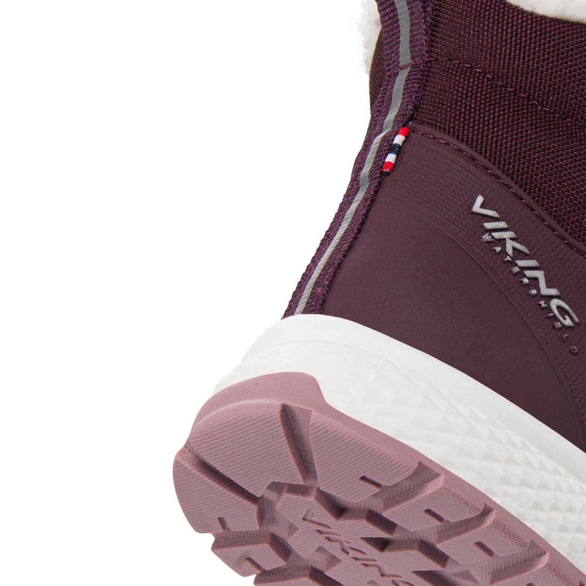 Viking Equip Defence Warm WP 2V st&ouml;vlar till barn, Grape/Antique Rose, large image number 4