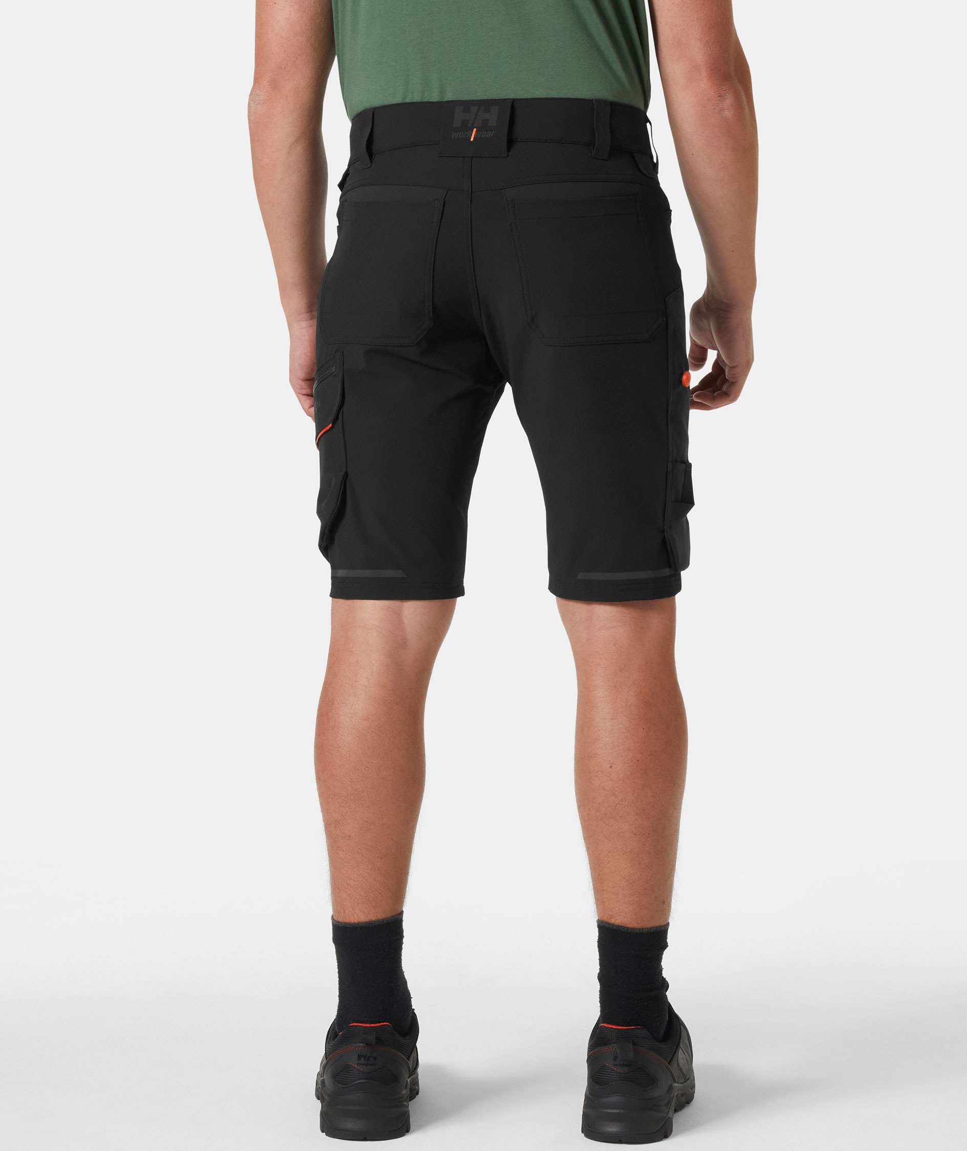 Helly Hansen Kensington Connect&trade; arbeidsshorts, Black/Orange, large image number 3