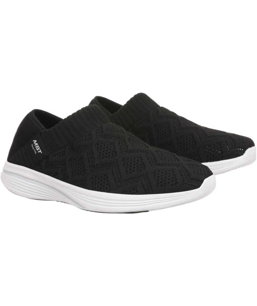 MBT M2600 dame sneakers, Black, large image number 3