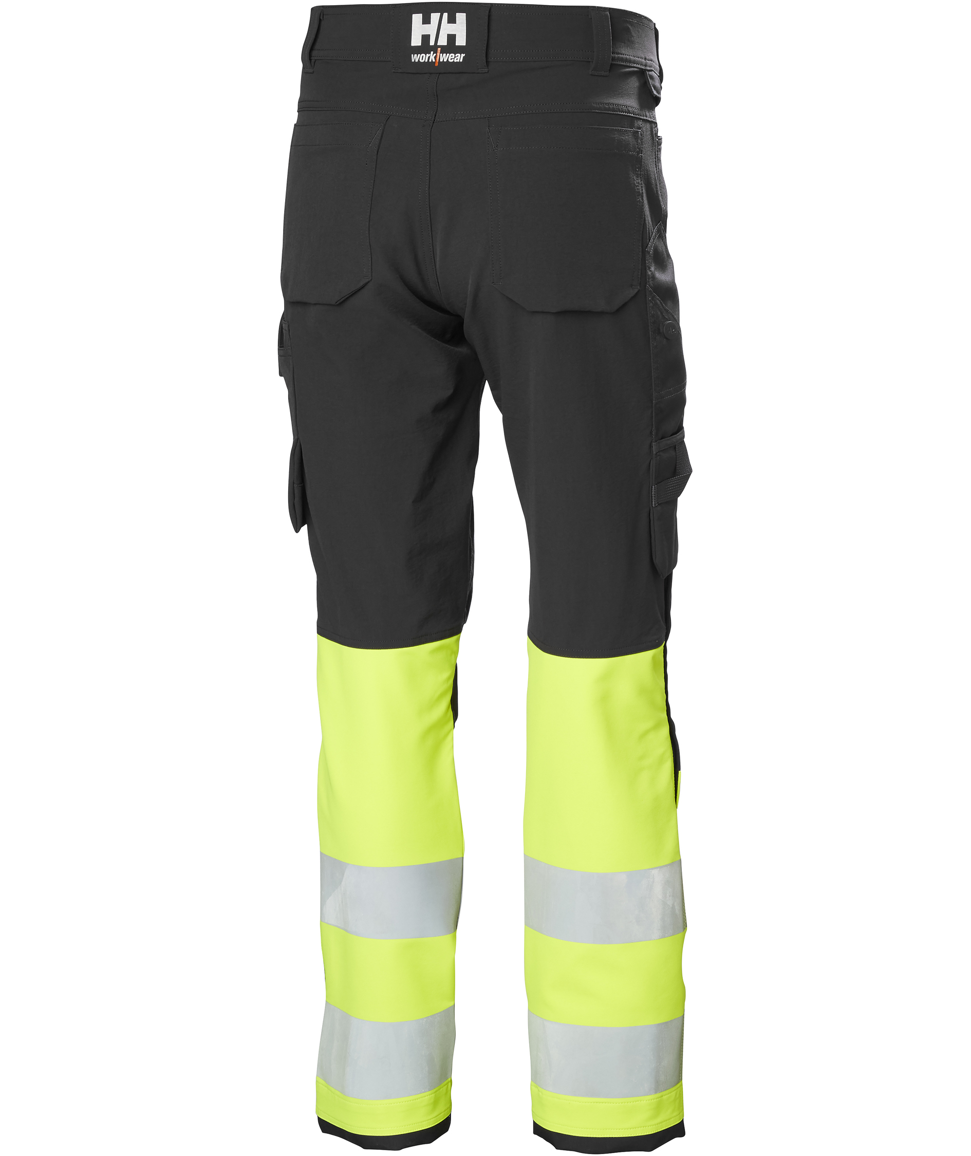 Helly Hansen Alna 4X Connect&trade; arbeidsbukse full stretch, Hi-vis Gul/Ebony, large image number 2