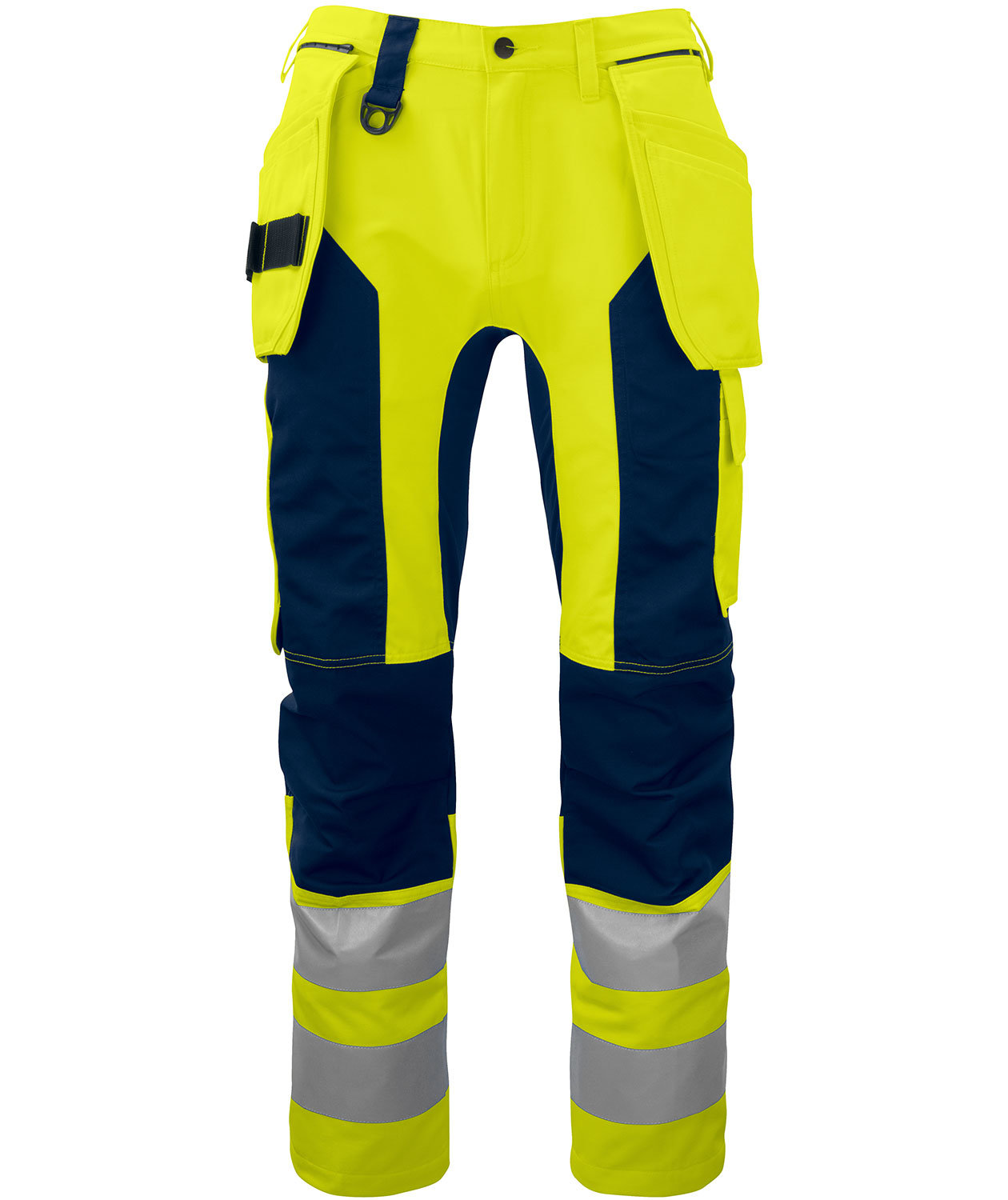 ProJob Handwerkerhose 6513, Hi-Vis Gelb/Navy