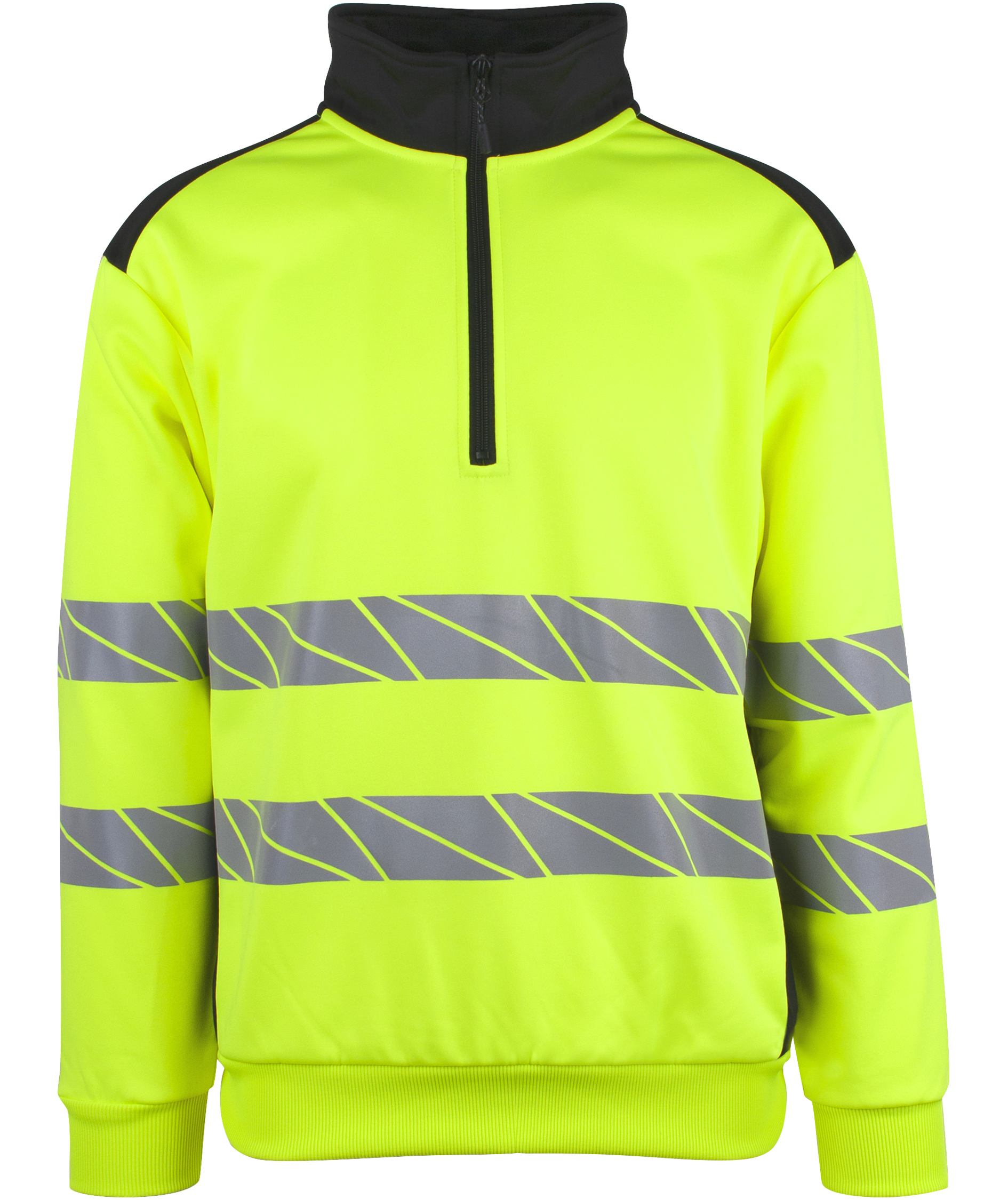 YOU Farum sweatshirt half-zip, Varsel Gul