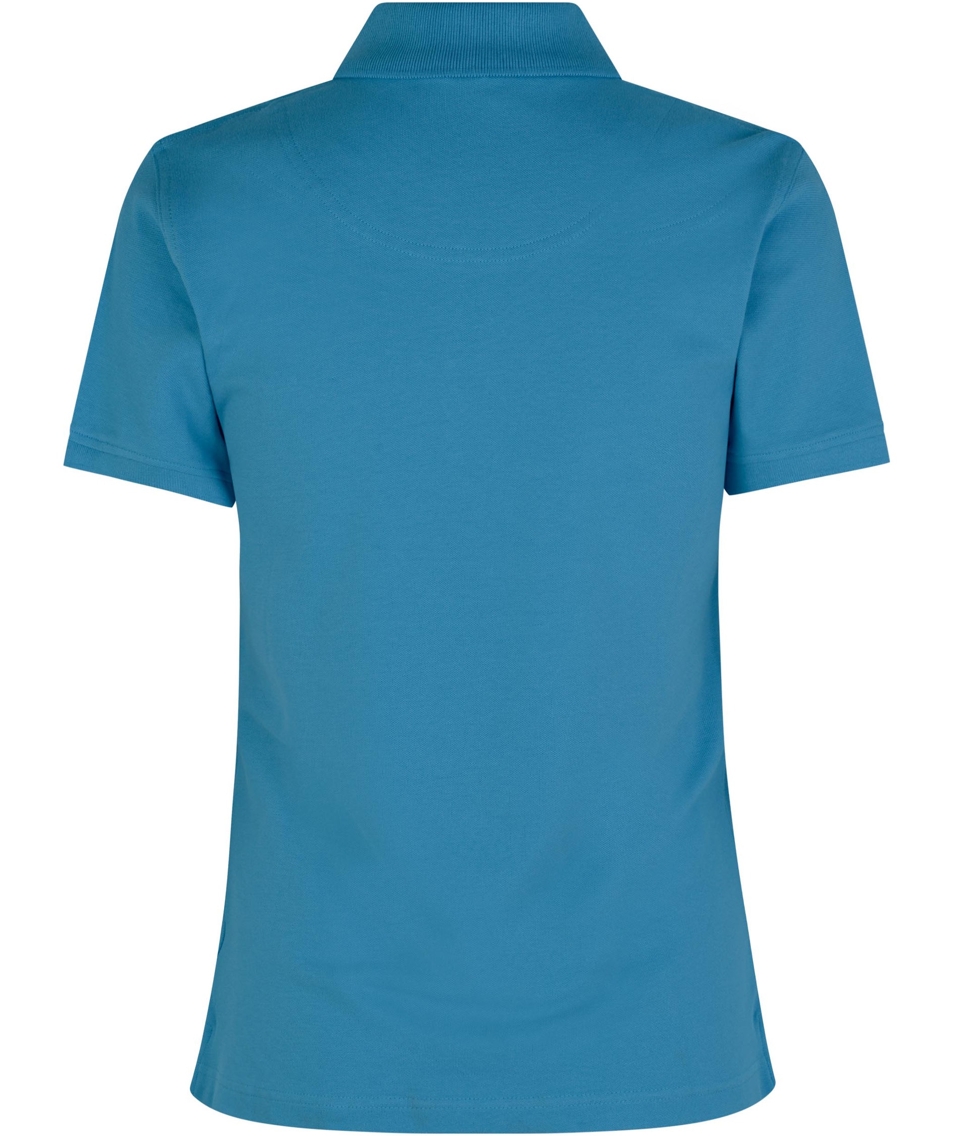 ID women's Pique Polo T-shirt with stretch, Turquoise, large image number 1