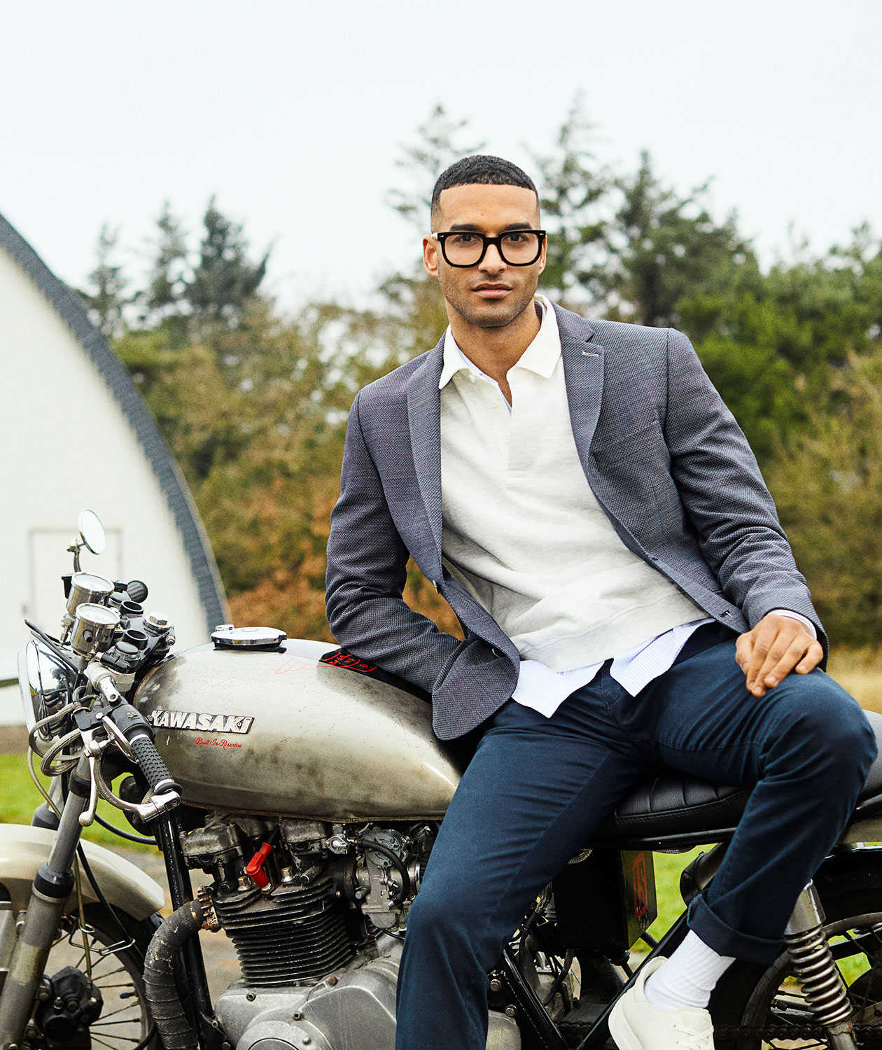 Sunwill Extreme Flexibility Slim fit Hose, Dark navy, large image number 7