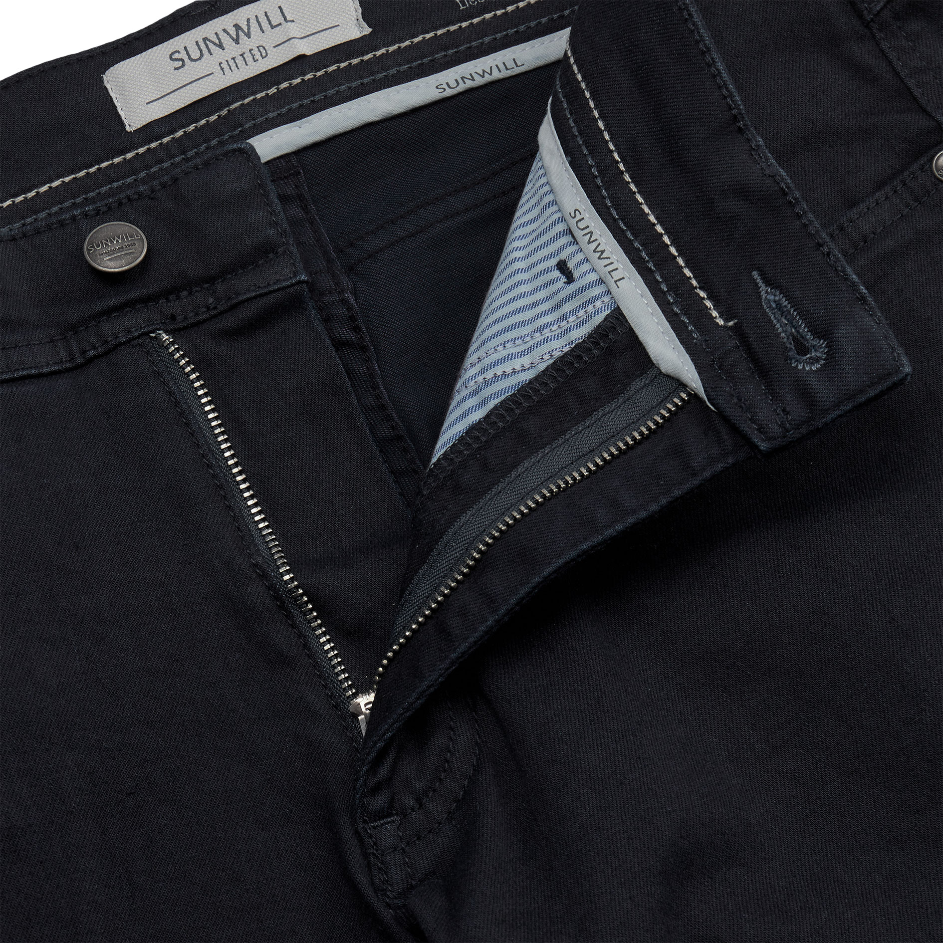 Sunwill Super Stretch fitted fit jeans, Dark navy, large image number 2