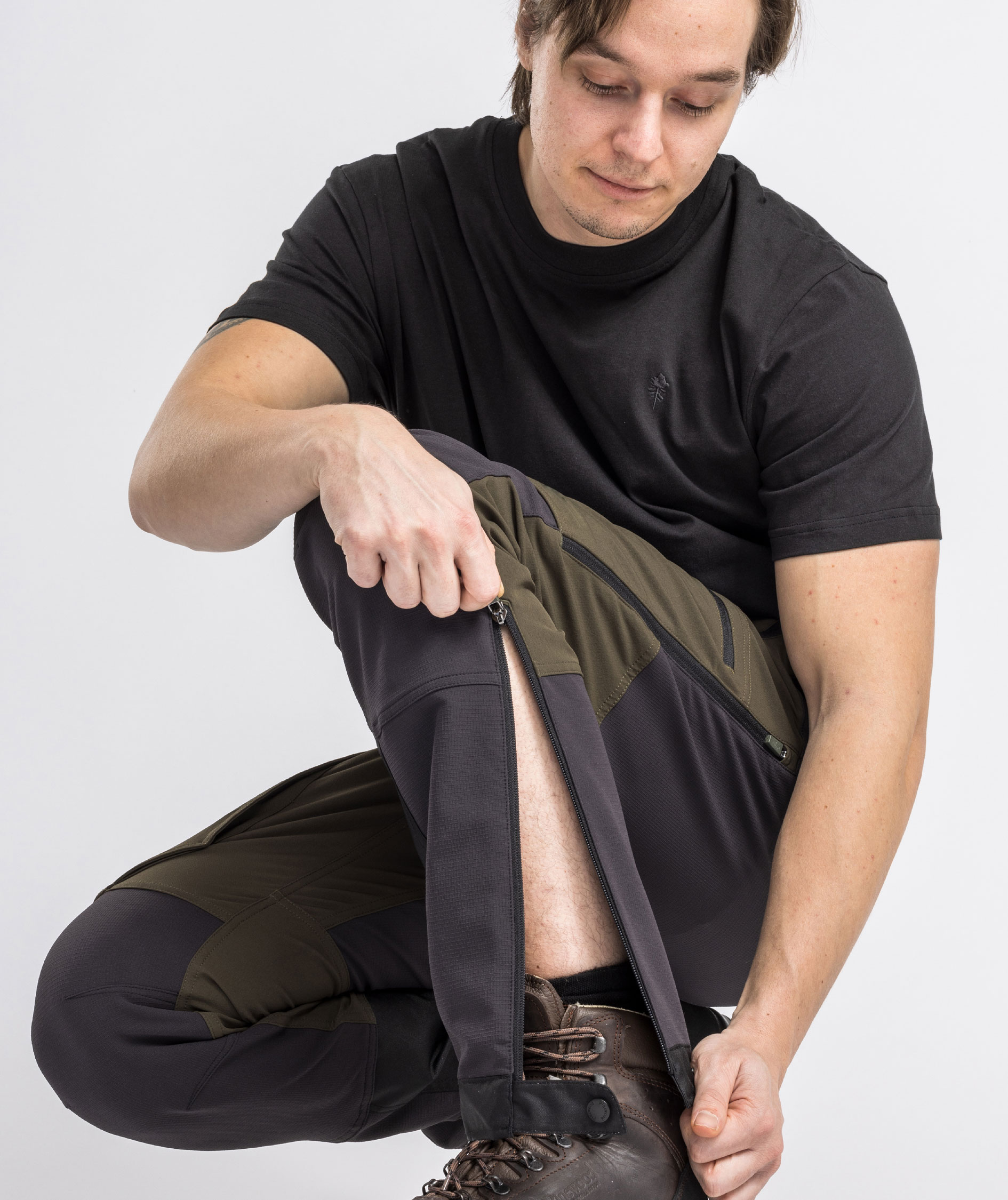 Pinewood Abisko Adventure jagtbukser, Moss green, large image number 5