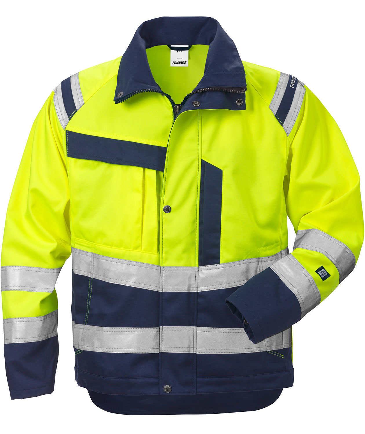 Fristads work jacket 4026, Hi-vis Yellow/Marine, Hi-vis Yellow/Marine, swatch