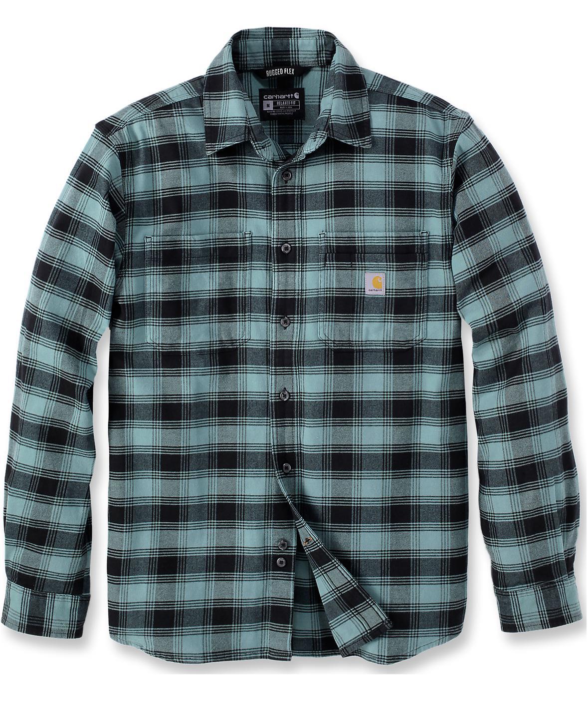 Carhartt Midweight flanellskjorta, Sea Pine
