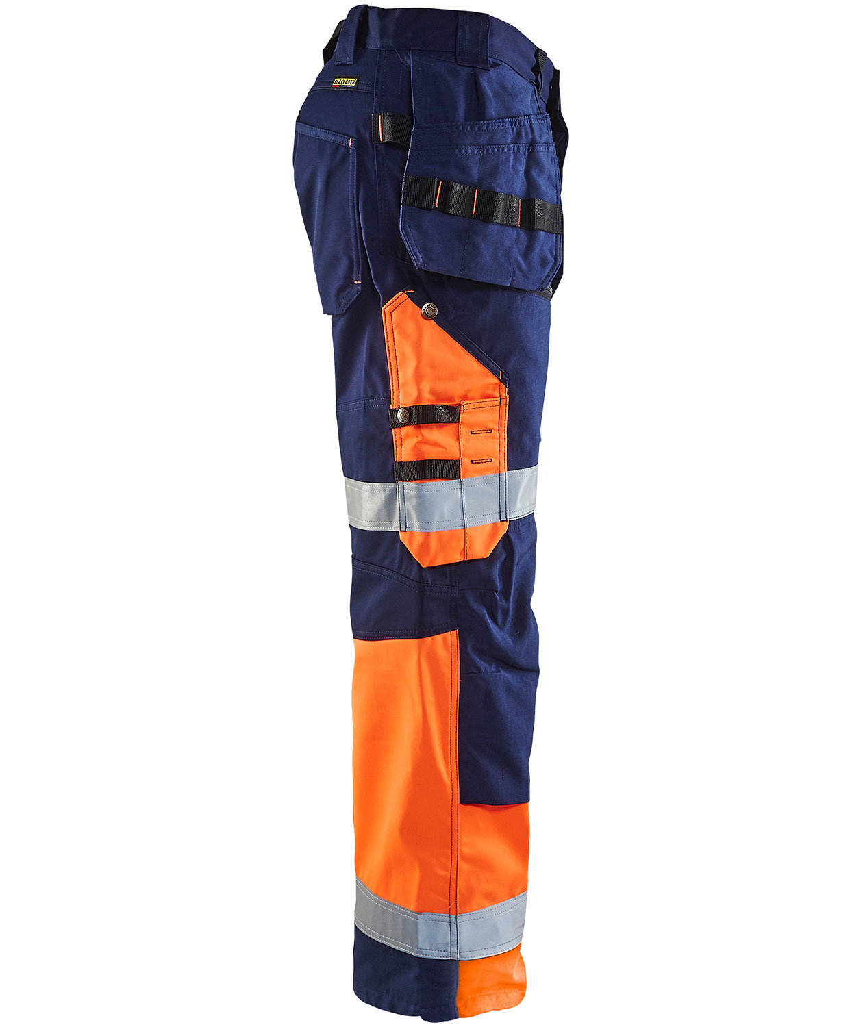 Bl&aring;kl&auml;der X1500 hantverksbyxa, Varsel Orange/Marinbl&aring;, large image number 3