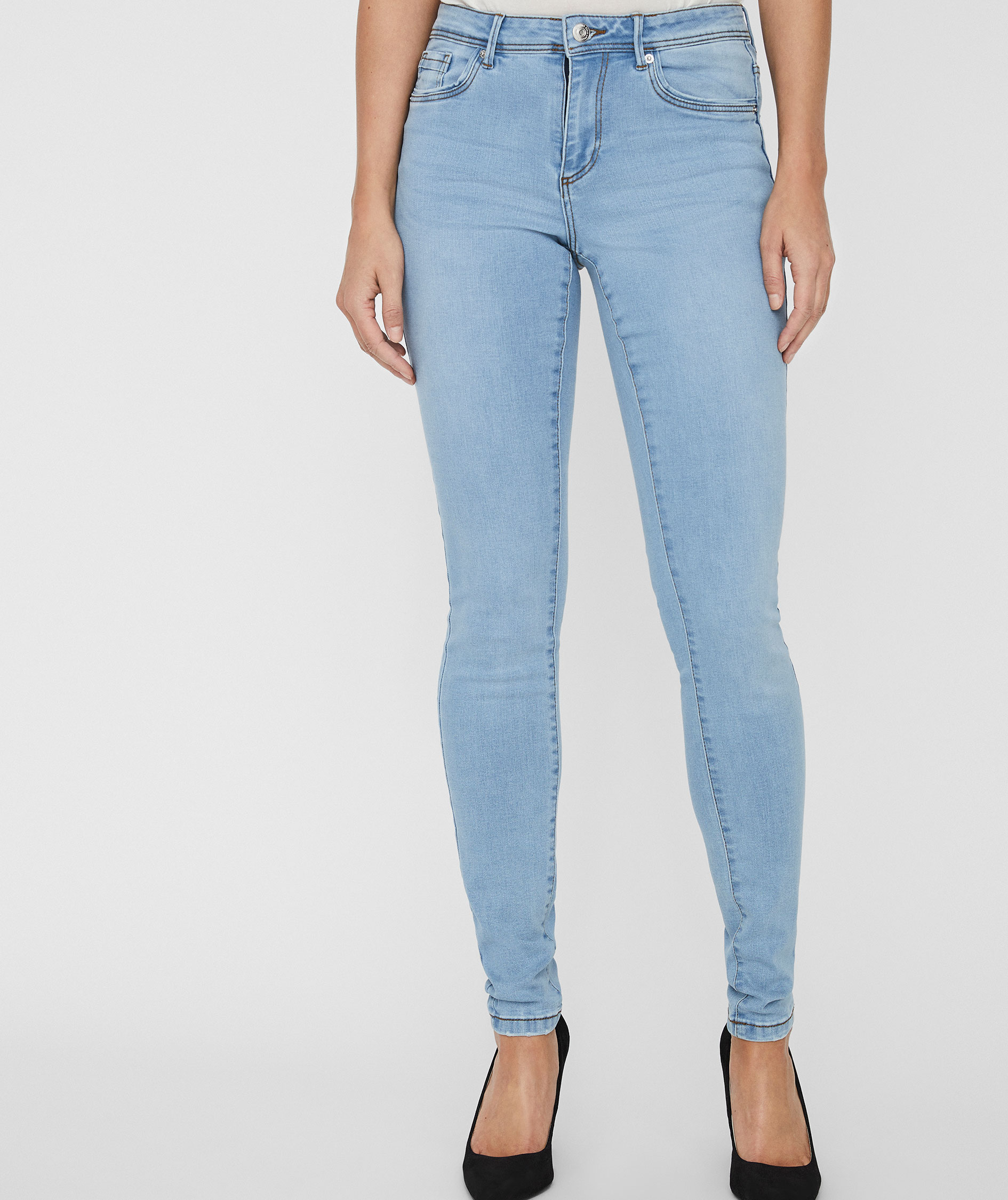 Vero Moda VMTANYA Skinny fit jeans, Light Blue Denim, large image number 5